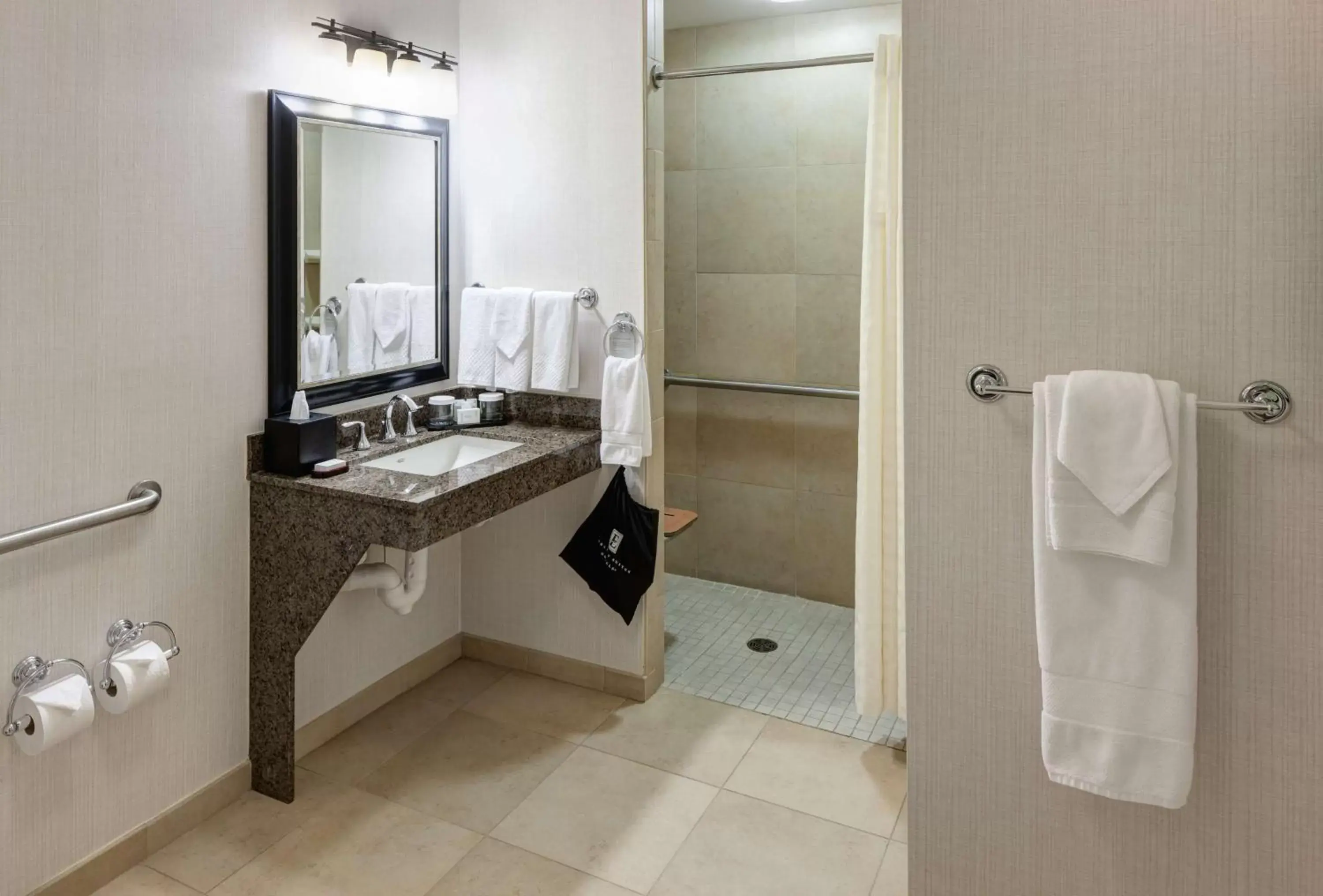 Bathroom in Embassy Suites Anchorage