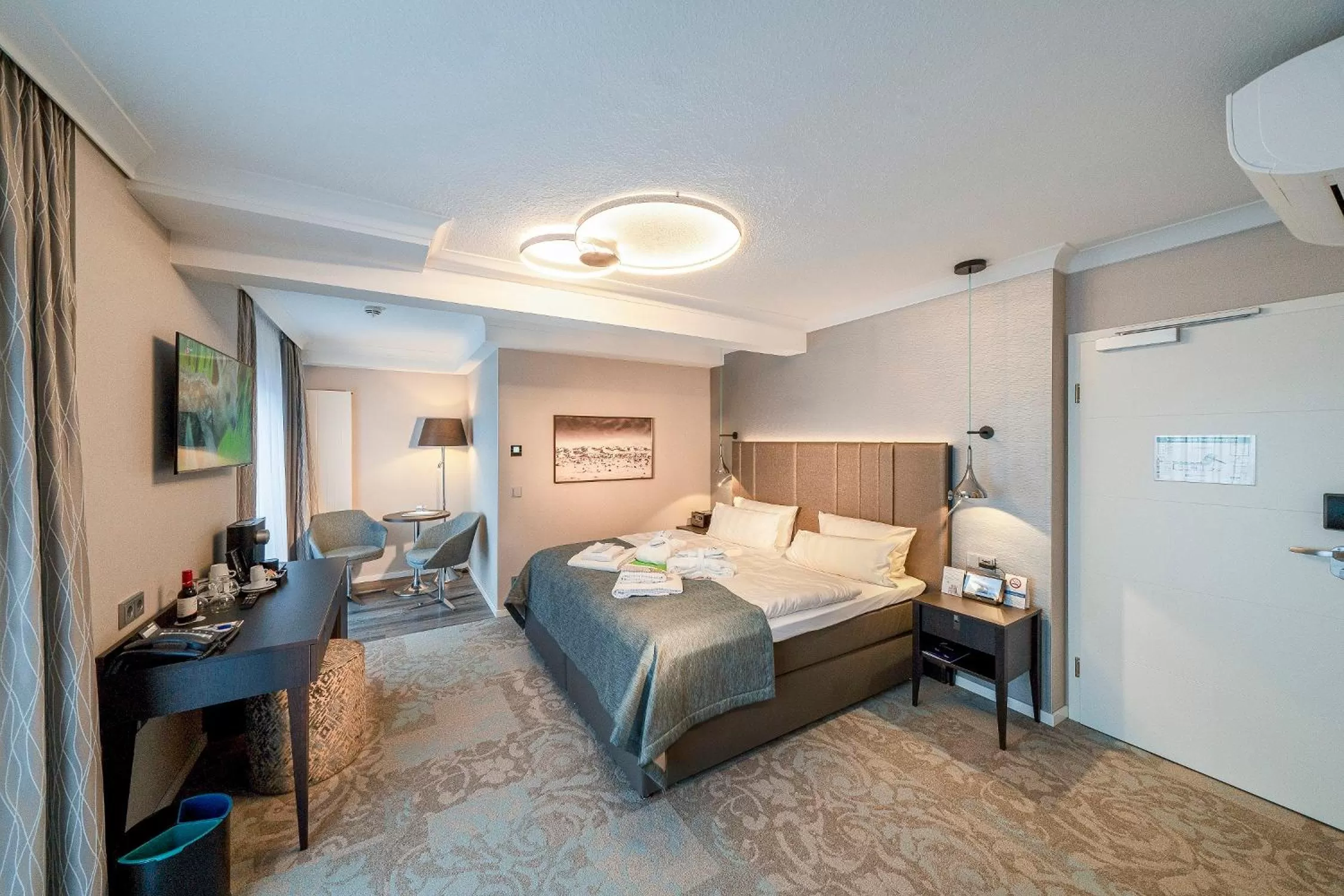 Bed in Strandhotel Duhnen