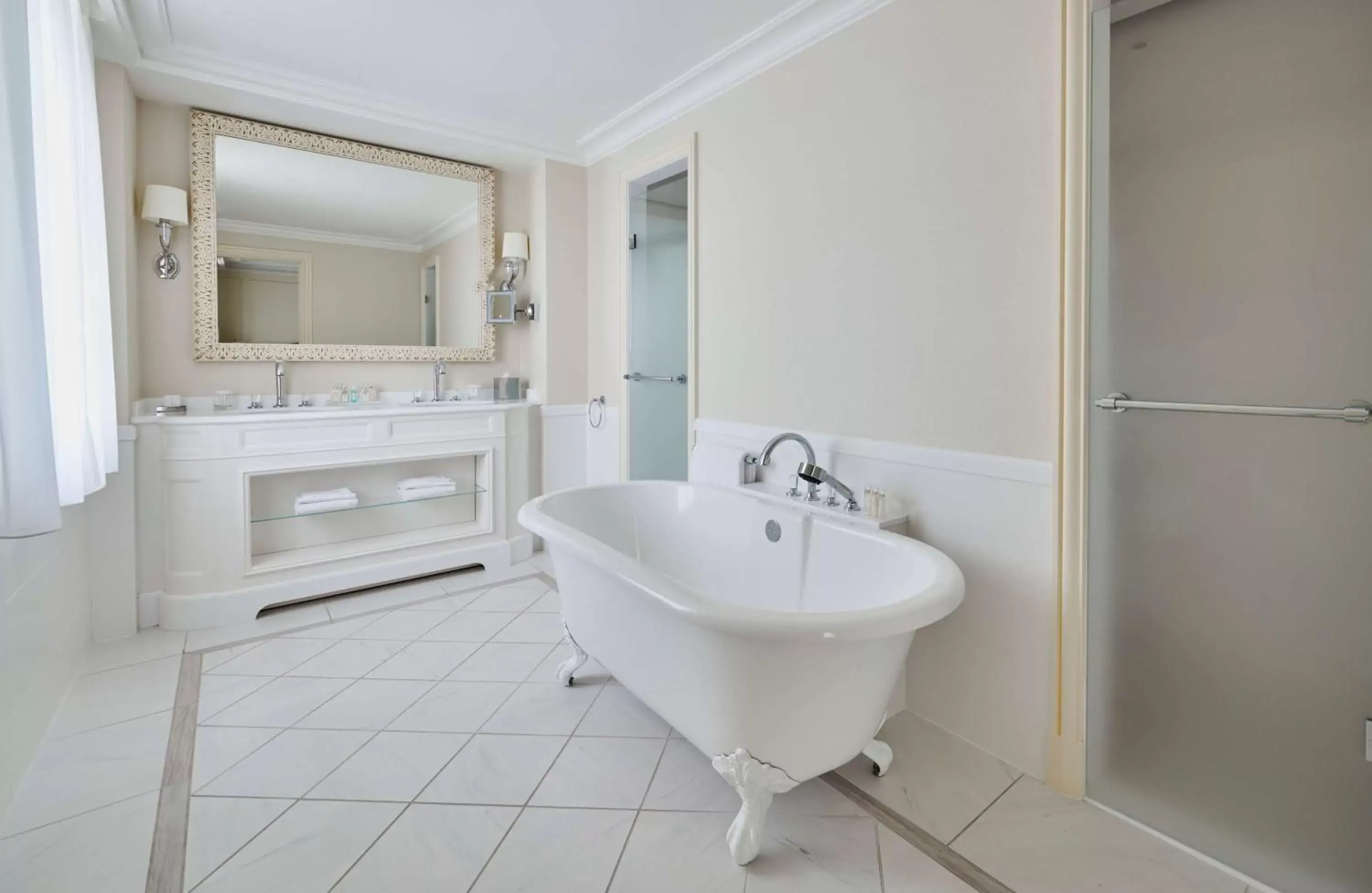 Bathroom in Hôtel du Palais Biarritz, in The Unbound Collection by Hyatt