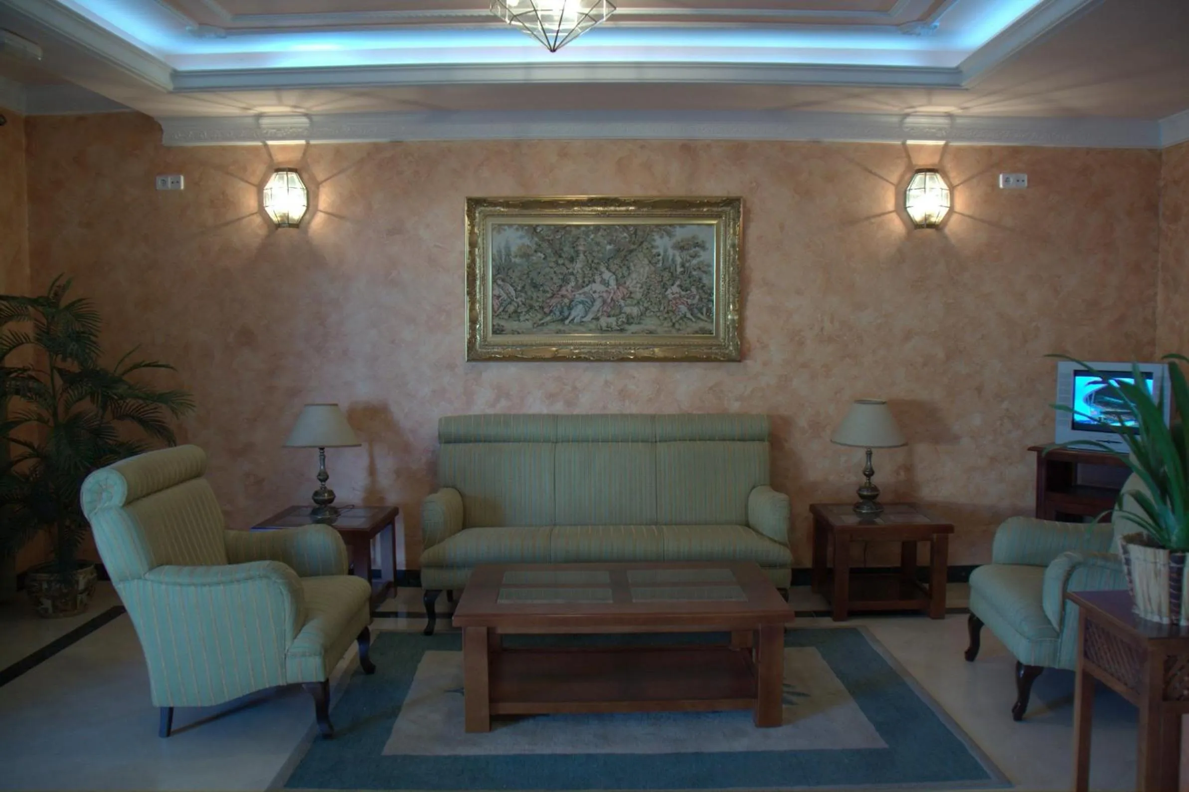 Communal lounge/ TV room in Hotel los Girasoles