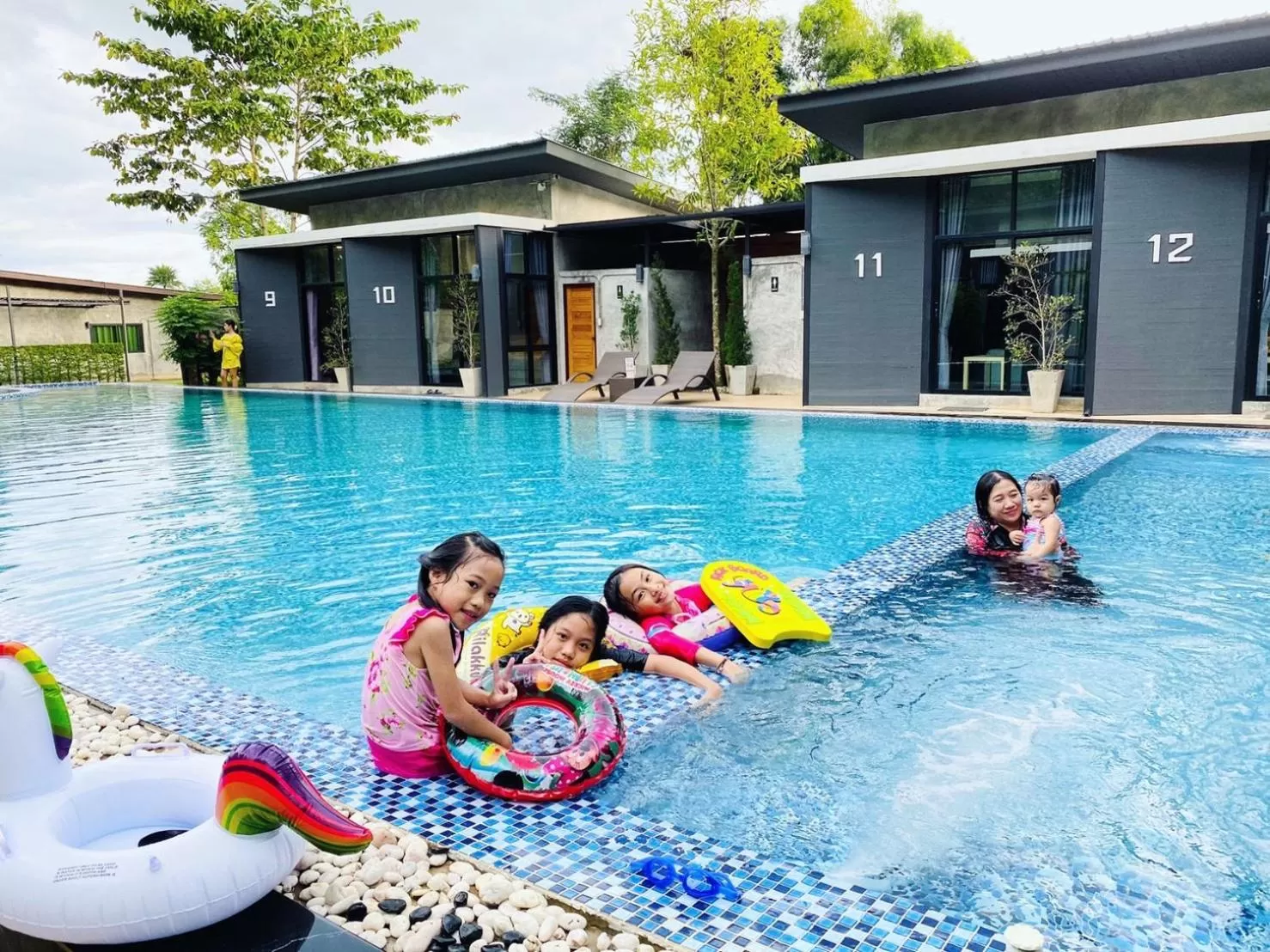 Swimming pool in Baan Suan Leelawadee Resort Nan