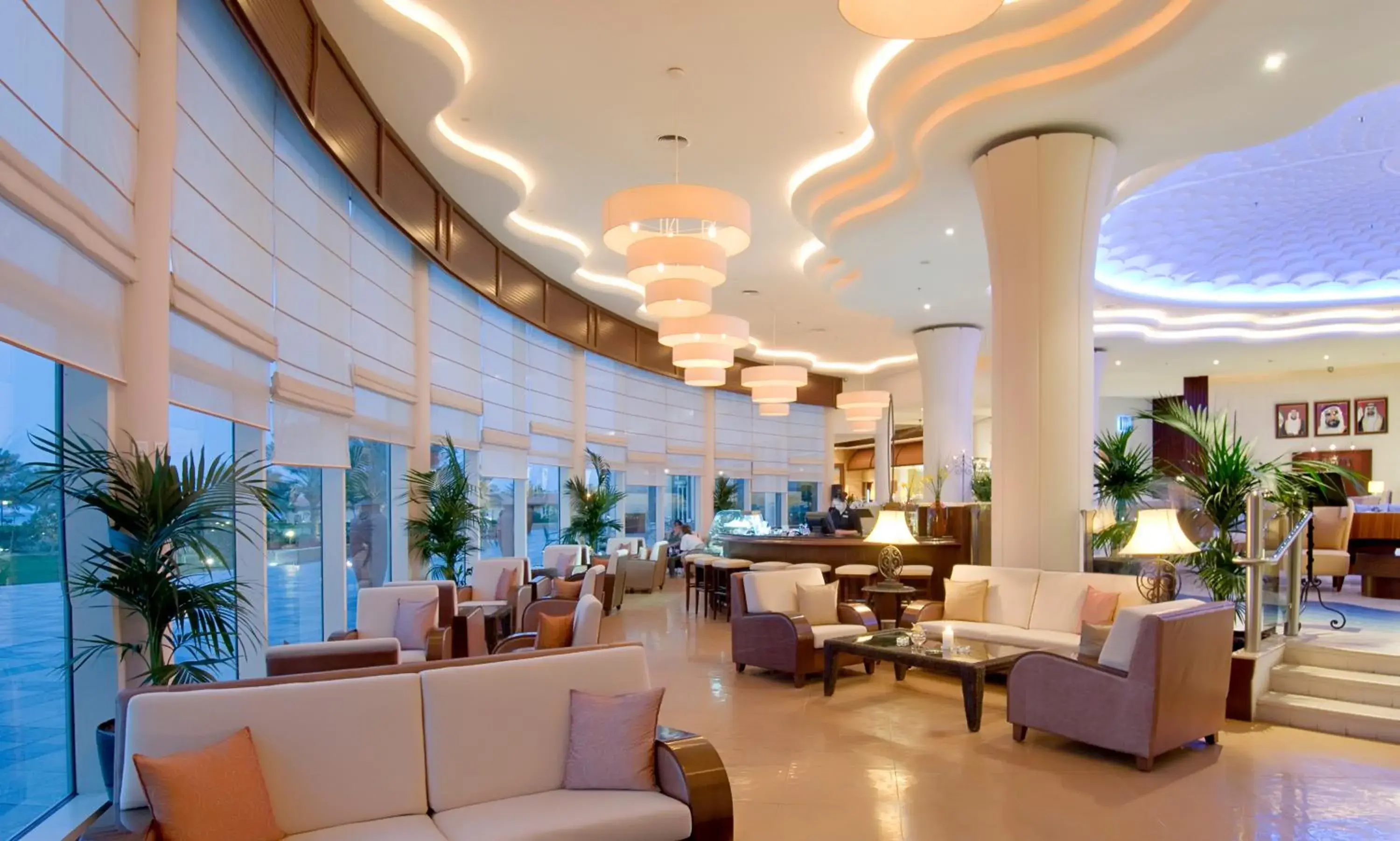 Lobby or reception in Danat Jebel Dhanna Resort Lobby or reception in Danat Jebel Dhanna Resort