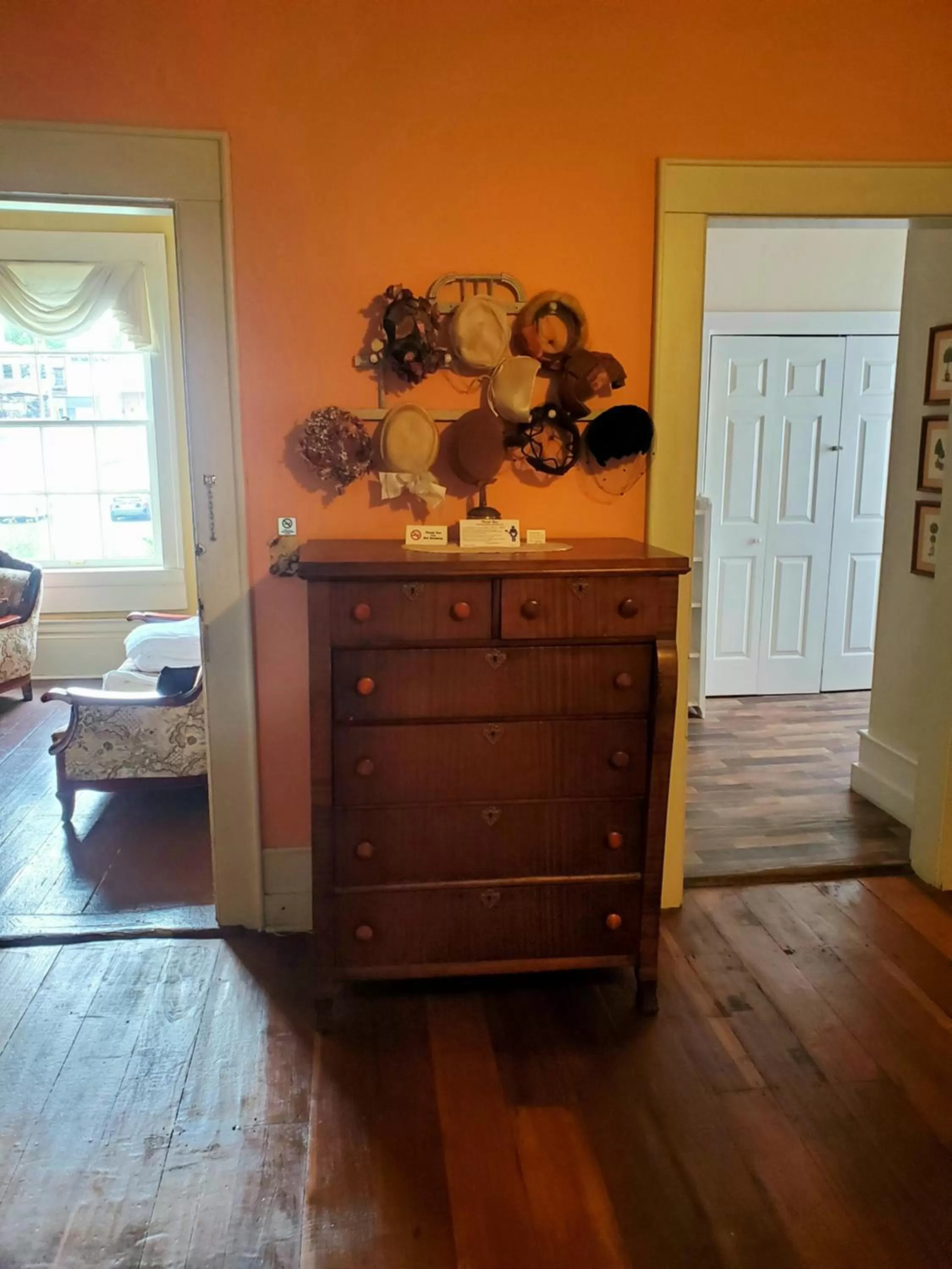 Decorative detail, TV/Entertainment Center in Hall Place B&B