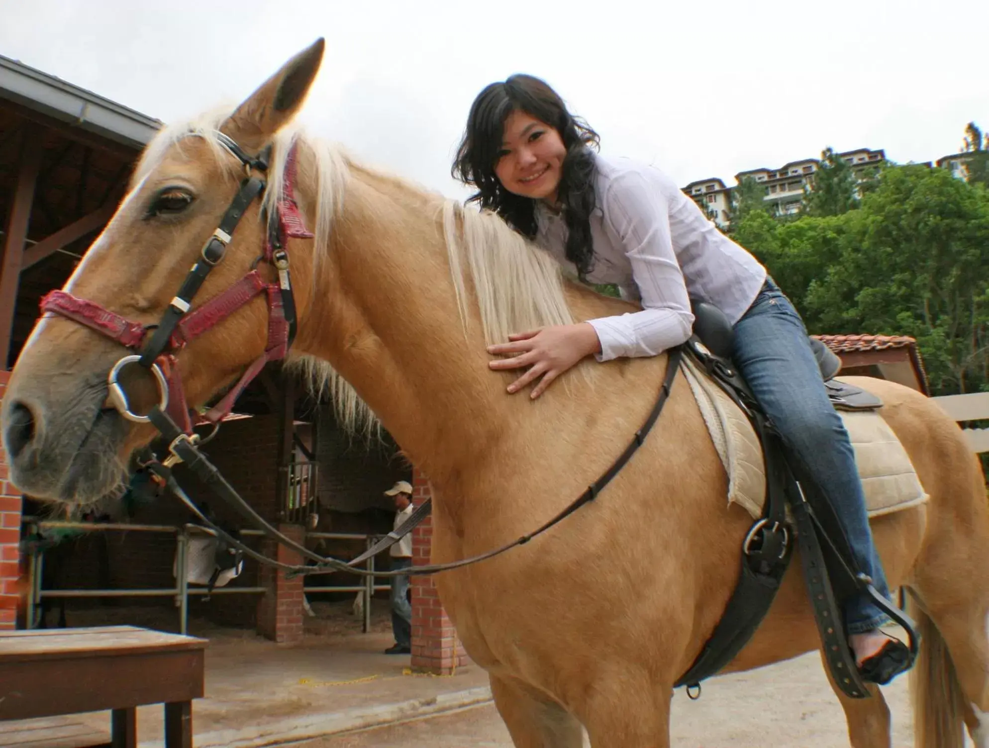 People, Horseback Riding in Colmar Tropicale