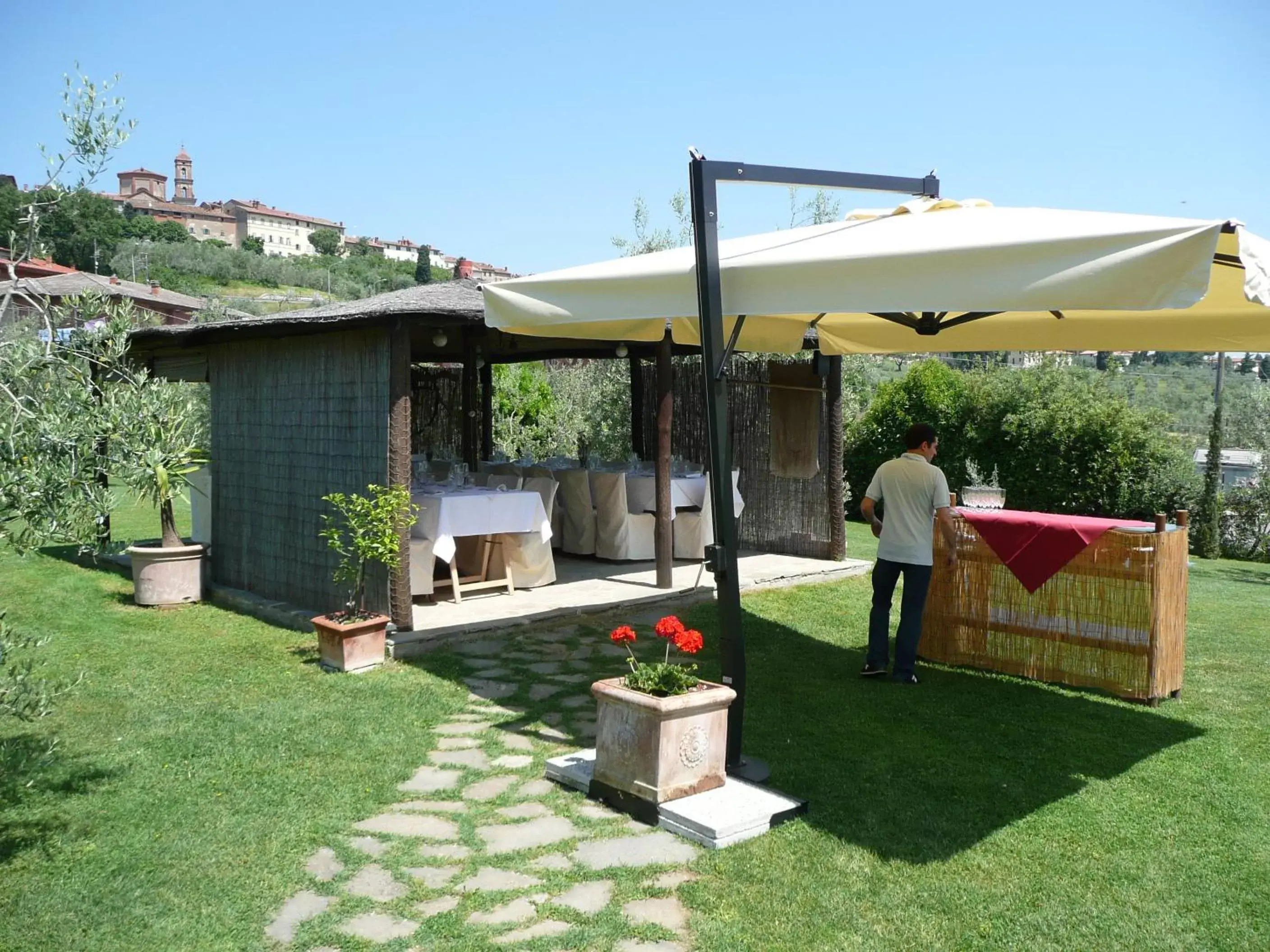 Restaurant/places to eat, Garden in B&B Le Caselle "Il Baraccotto"