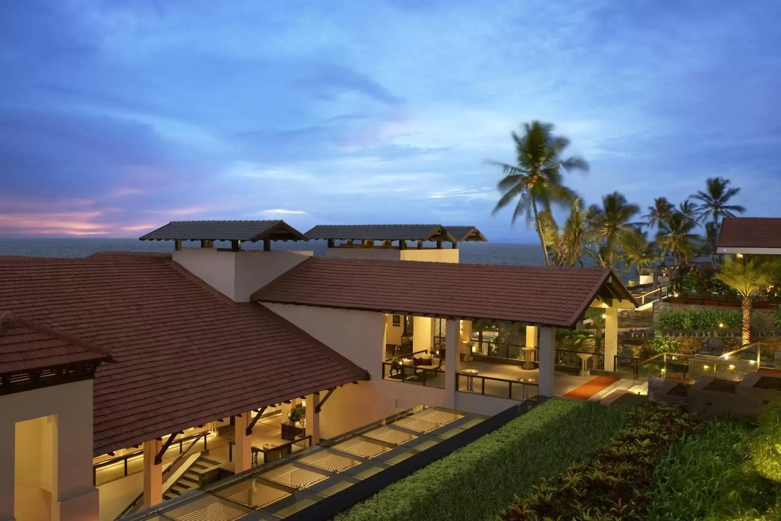 Facade/entrance, Property Building in The Leela Kovalam, a Raviz Hotel