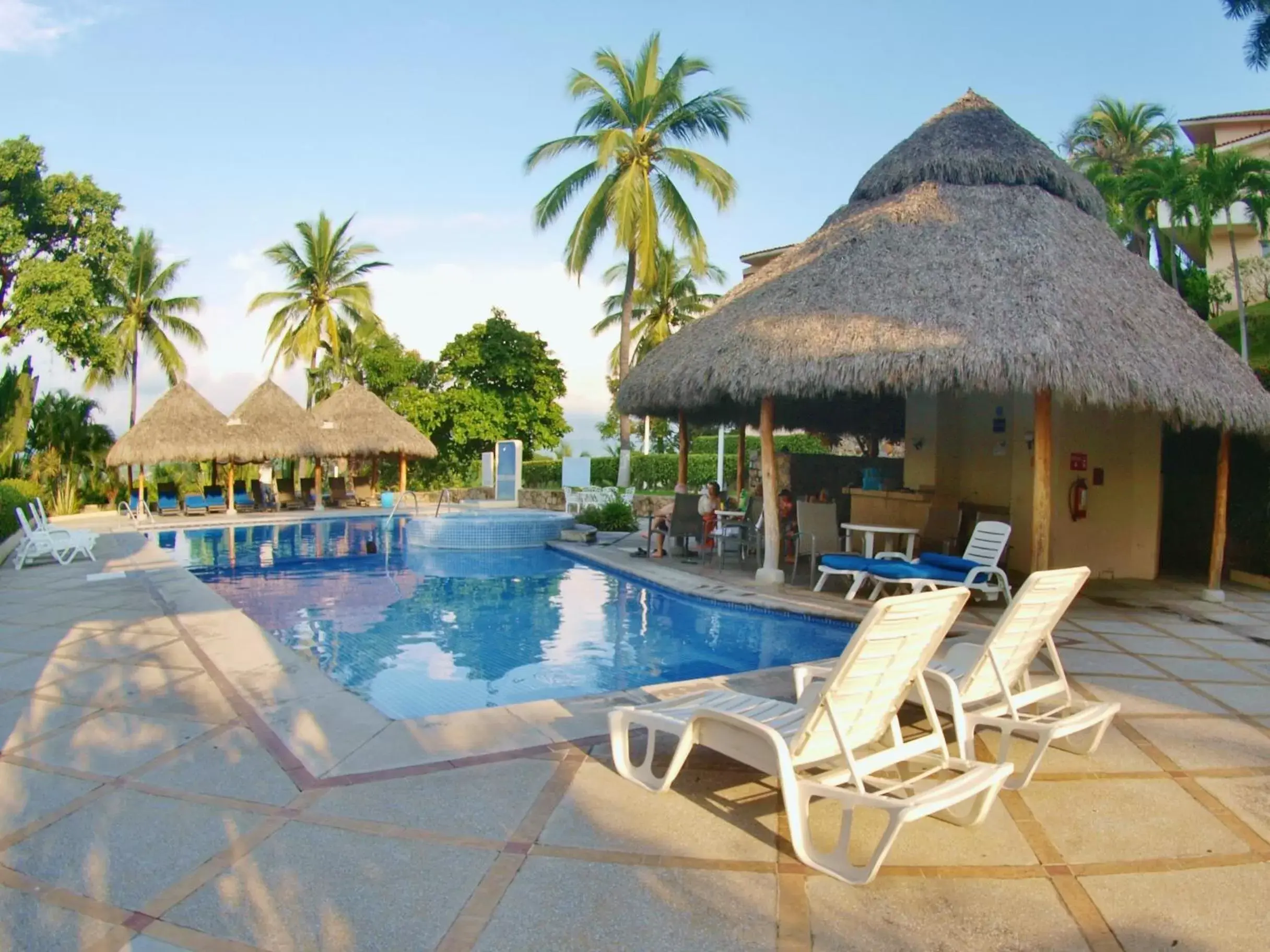 Day, Swimming Pool in Villas del Palmar Manzanillo with Beach Club