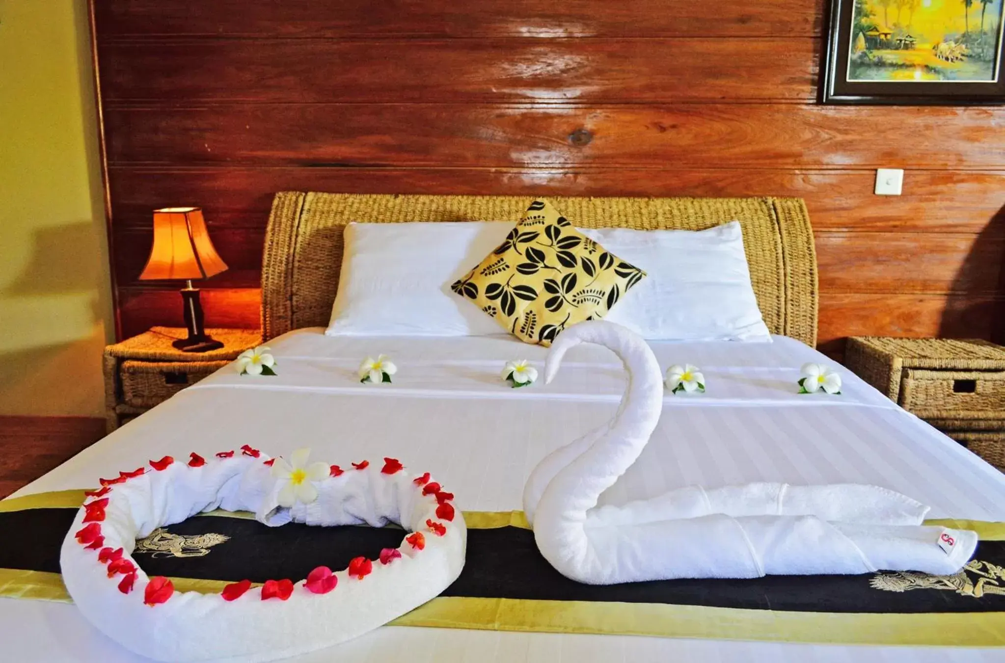 Bed in Atmaland Resort