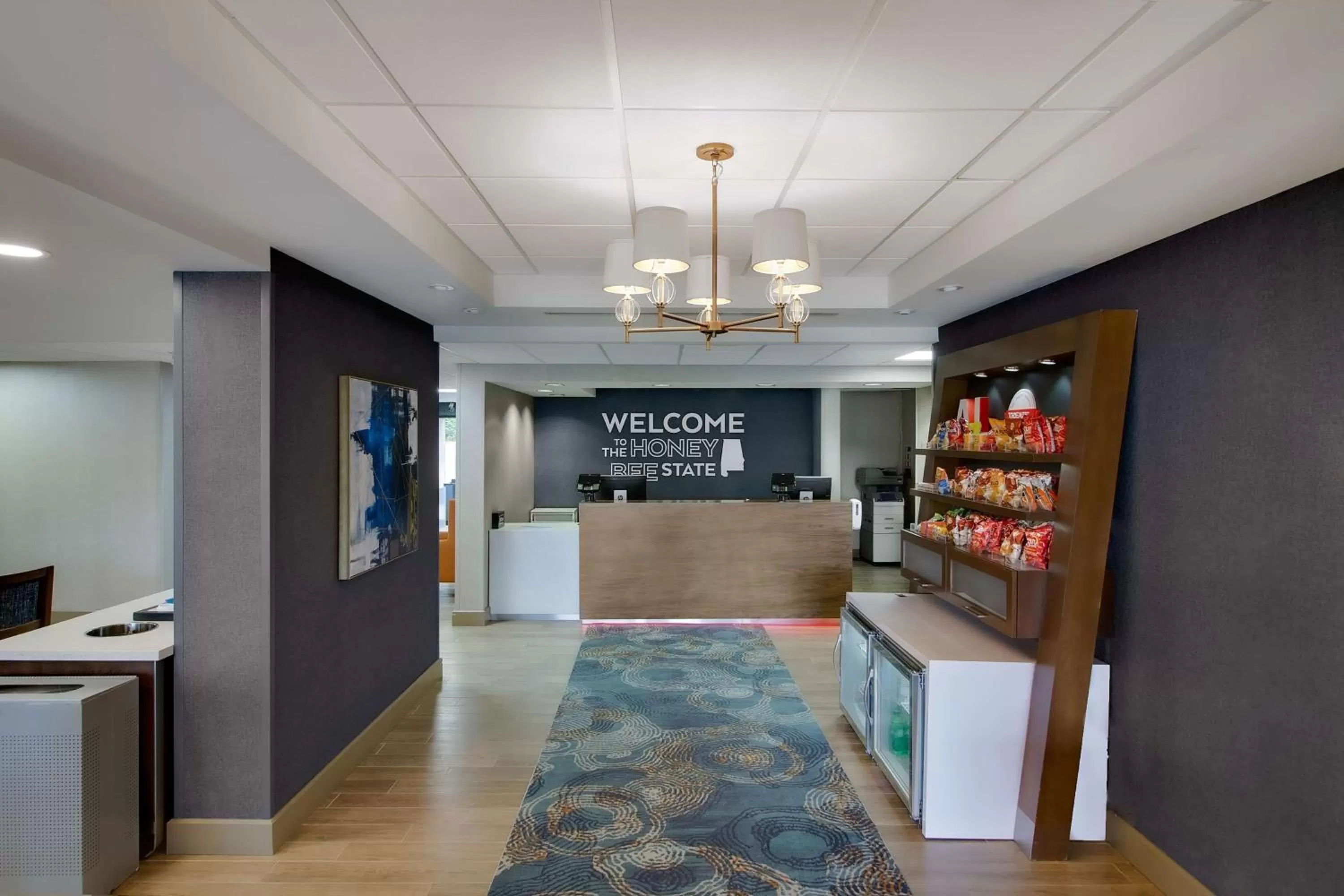 Lobby or reception in Hampton Inn Birmingham-Colonnade 280