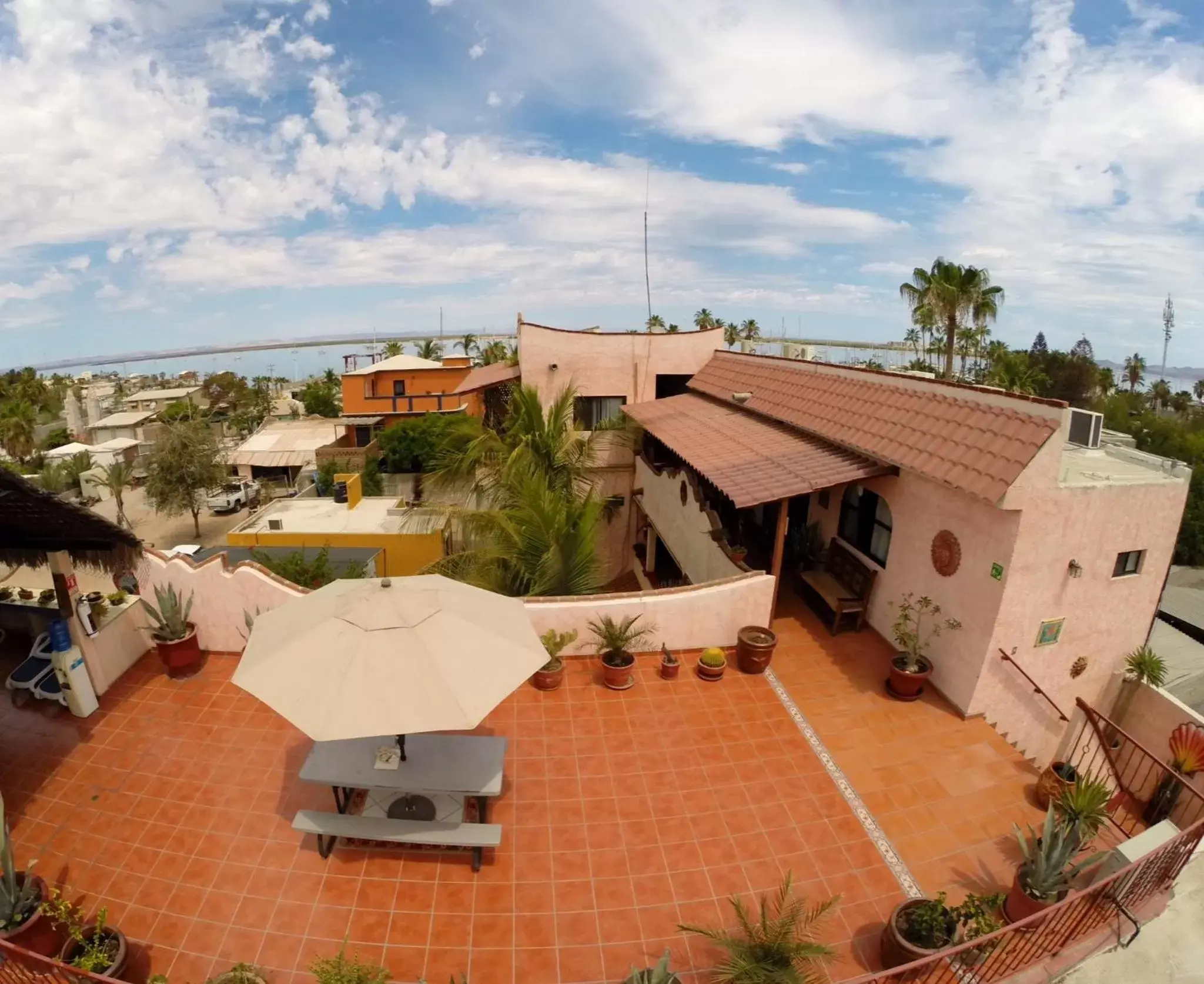 Bird's eye view in Hotel Posada Luna Sol