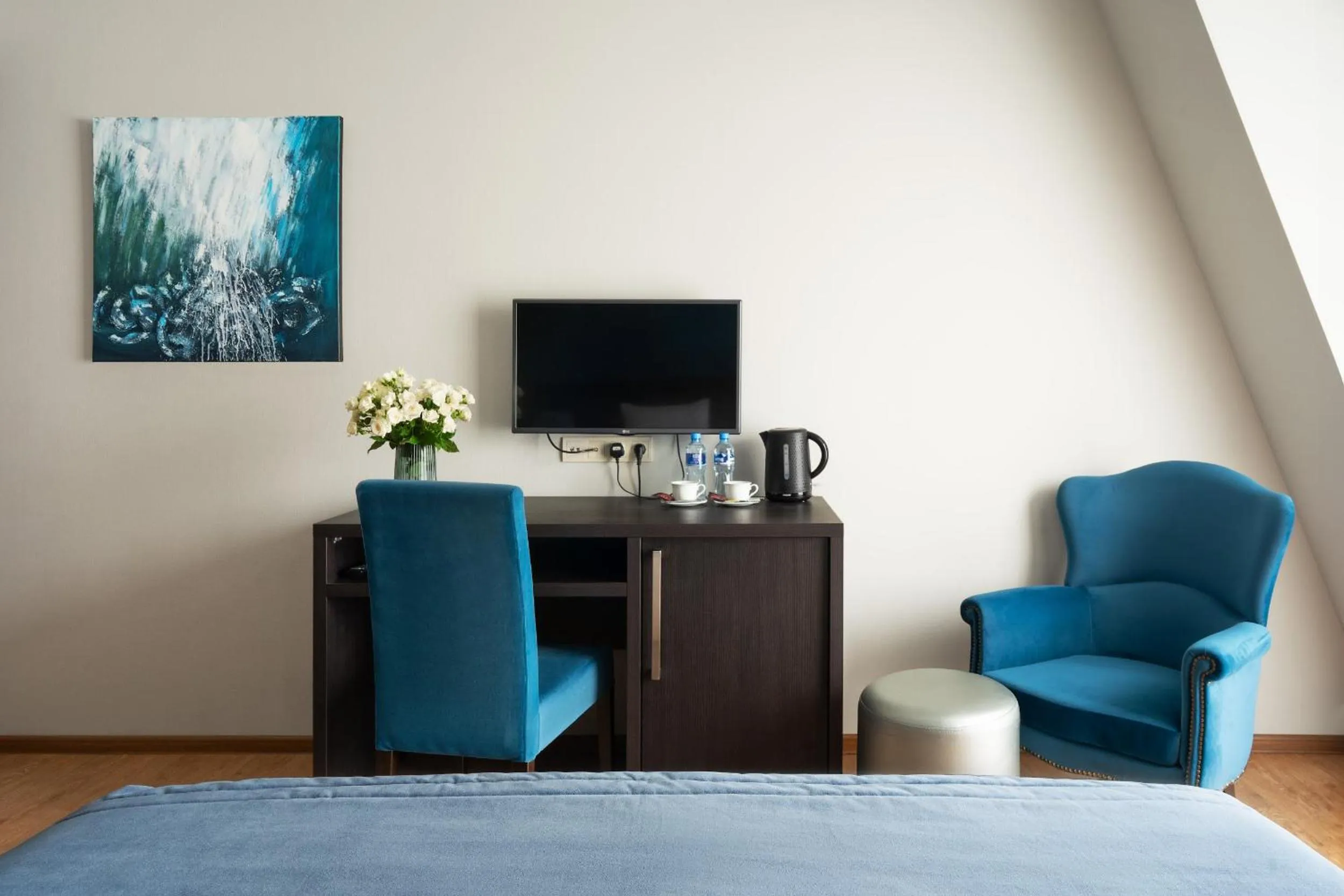 TV and multimedia, Bed in Sephia Hotel