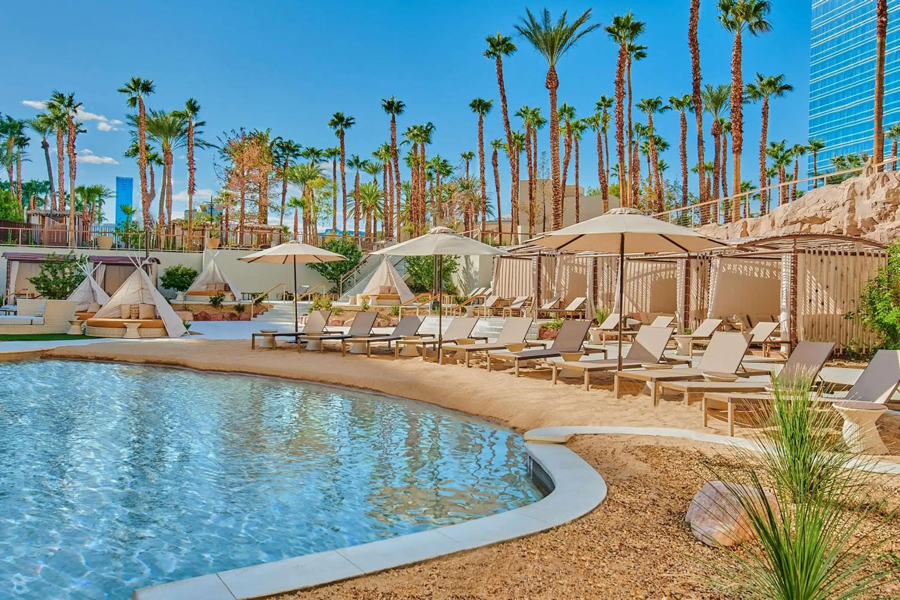 Pool view, Swimming Pool in Virgin Hotels Las Vegas, Curio Collection by Hilton