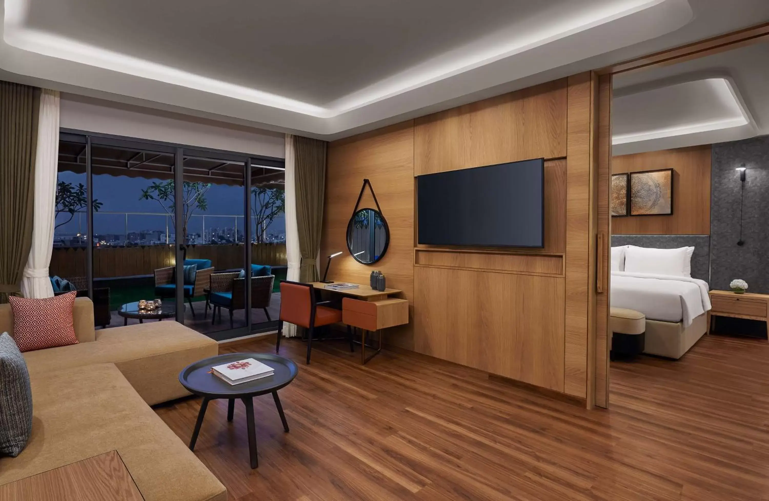 Photo of the whole room, TV/Entertainment Center in Hyatt Place Vadodara