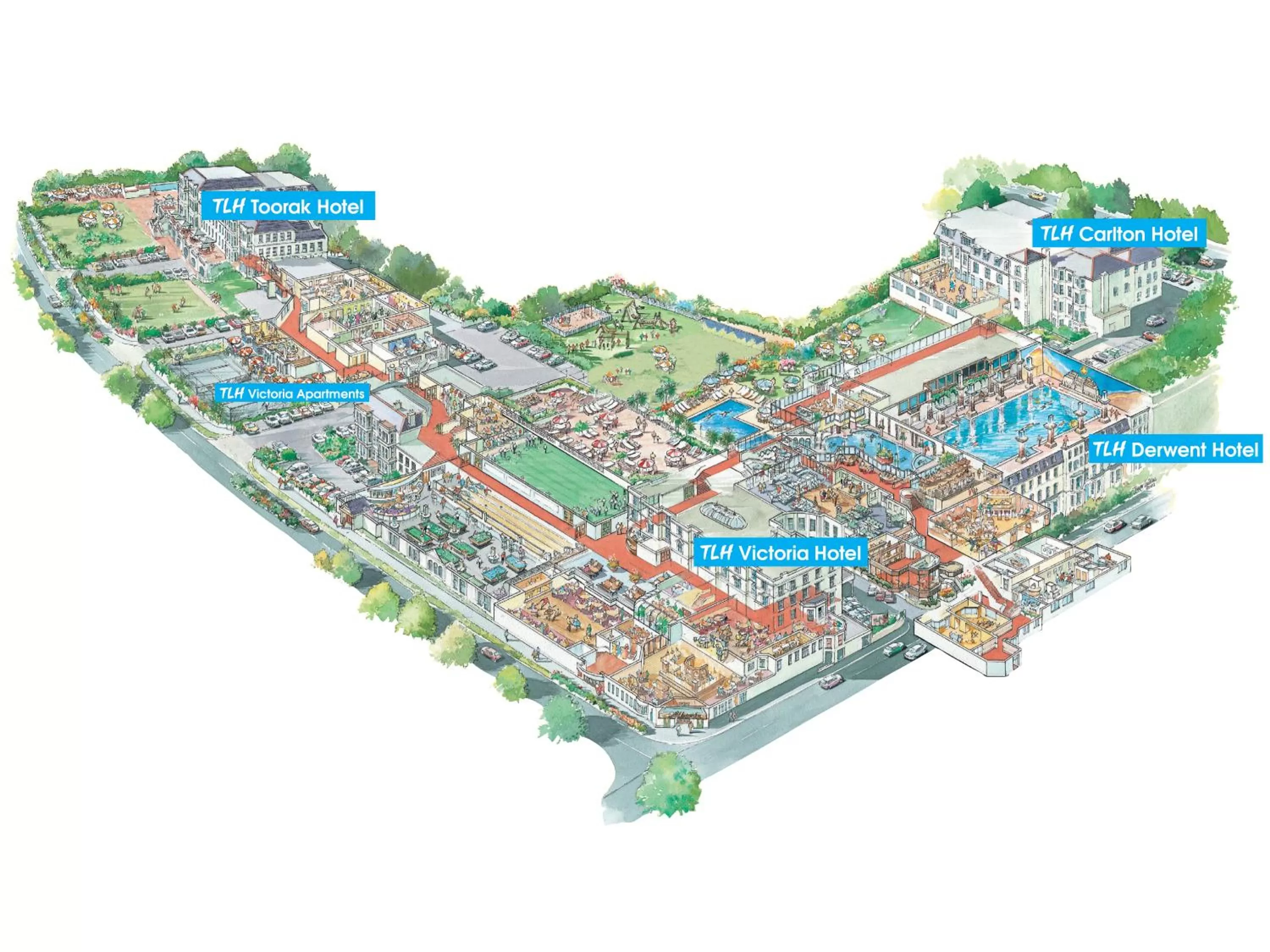 Bird's eye view in TLH Carlton Hotel - TLH Leisure, Entertainment and Spa Resort