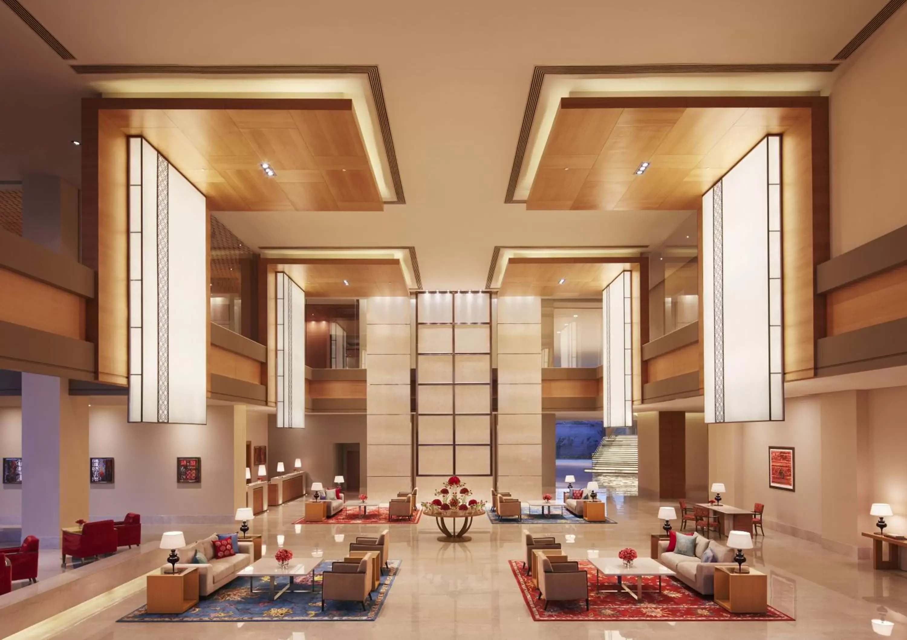 Lobby or reception in Taj Bangalore Lobby or reception in Taj Bangalore