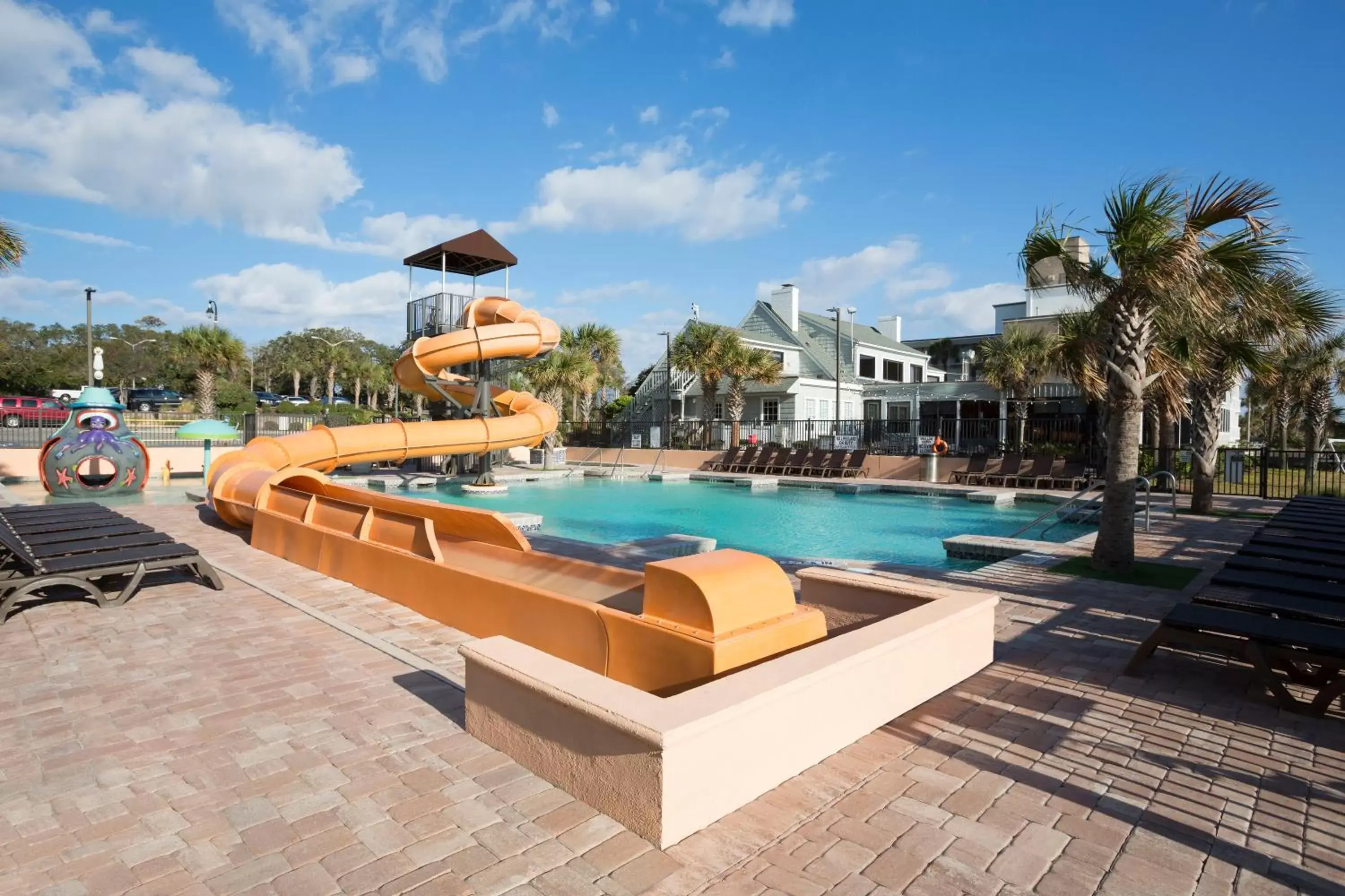 Aqua park, Swimming Pool in Caribbean Resort Myrtle Beach