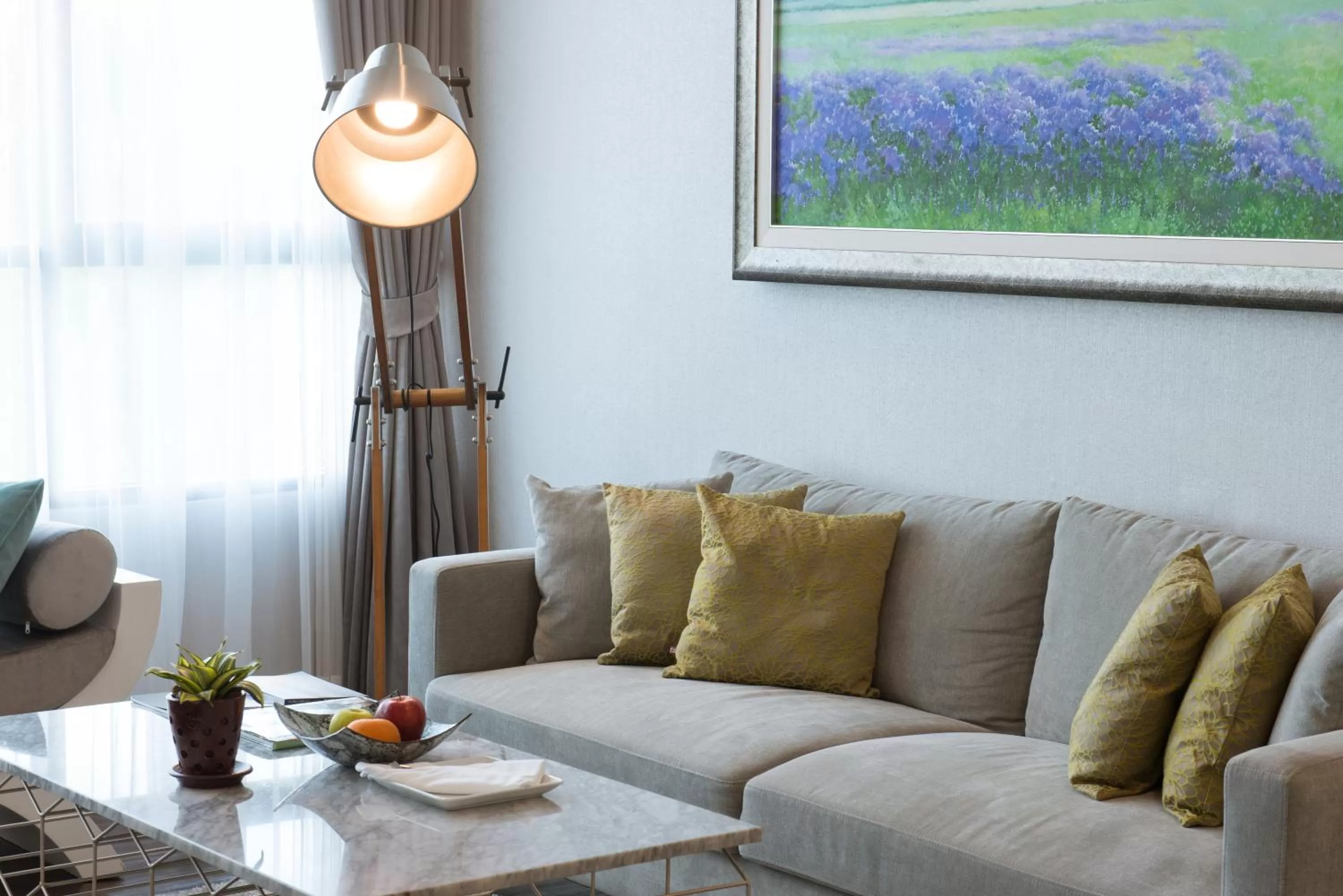 Living room in North Hill City Resort