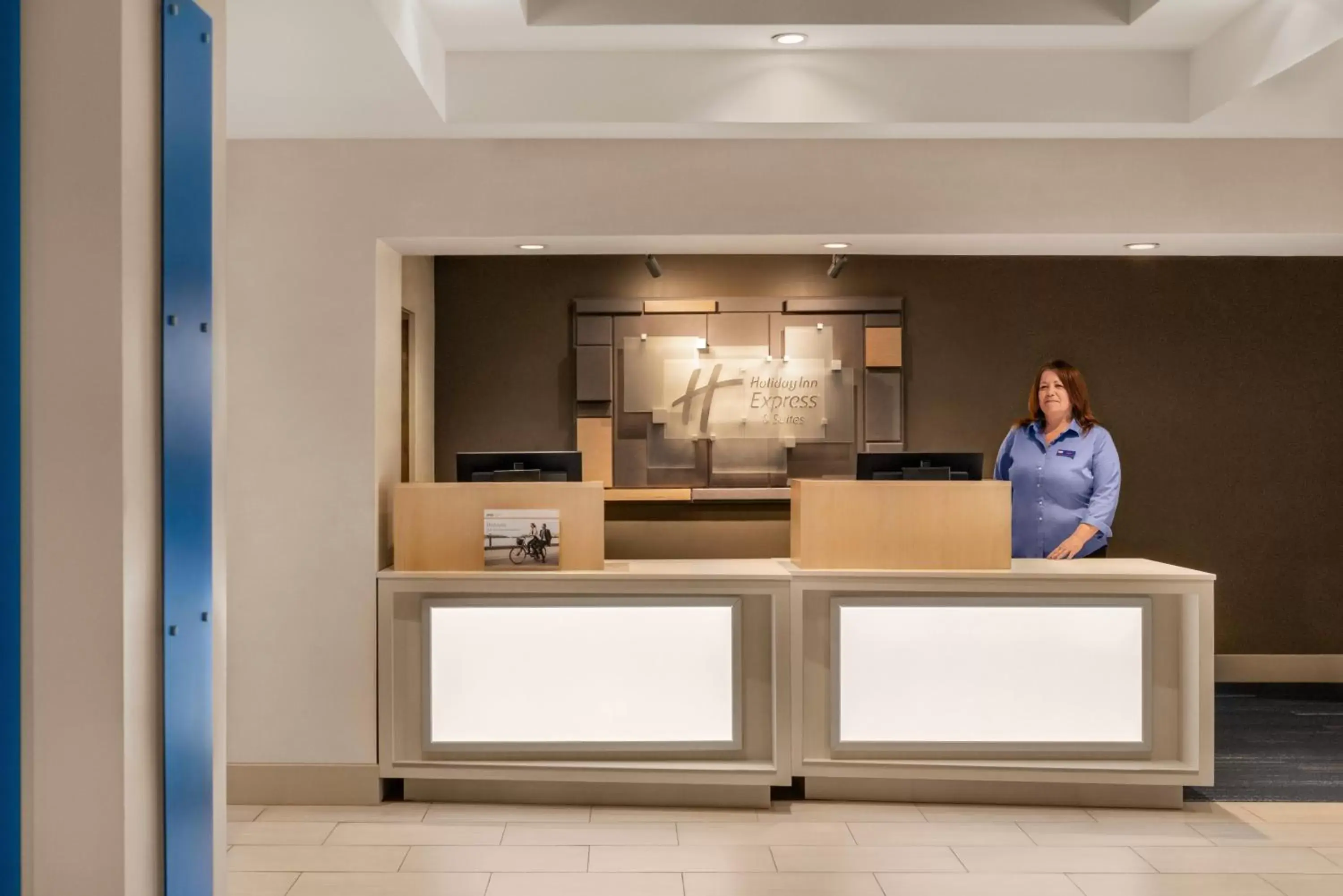 Property building, Lobby/Reception in Holiday Inn Express Hotel & Suites McAlester, an IHG Hotel