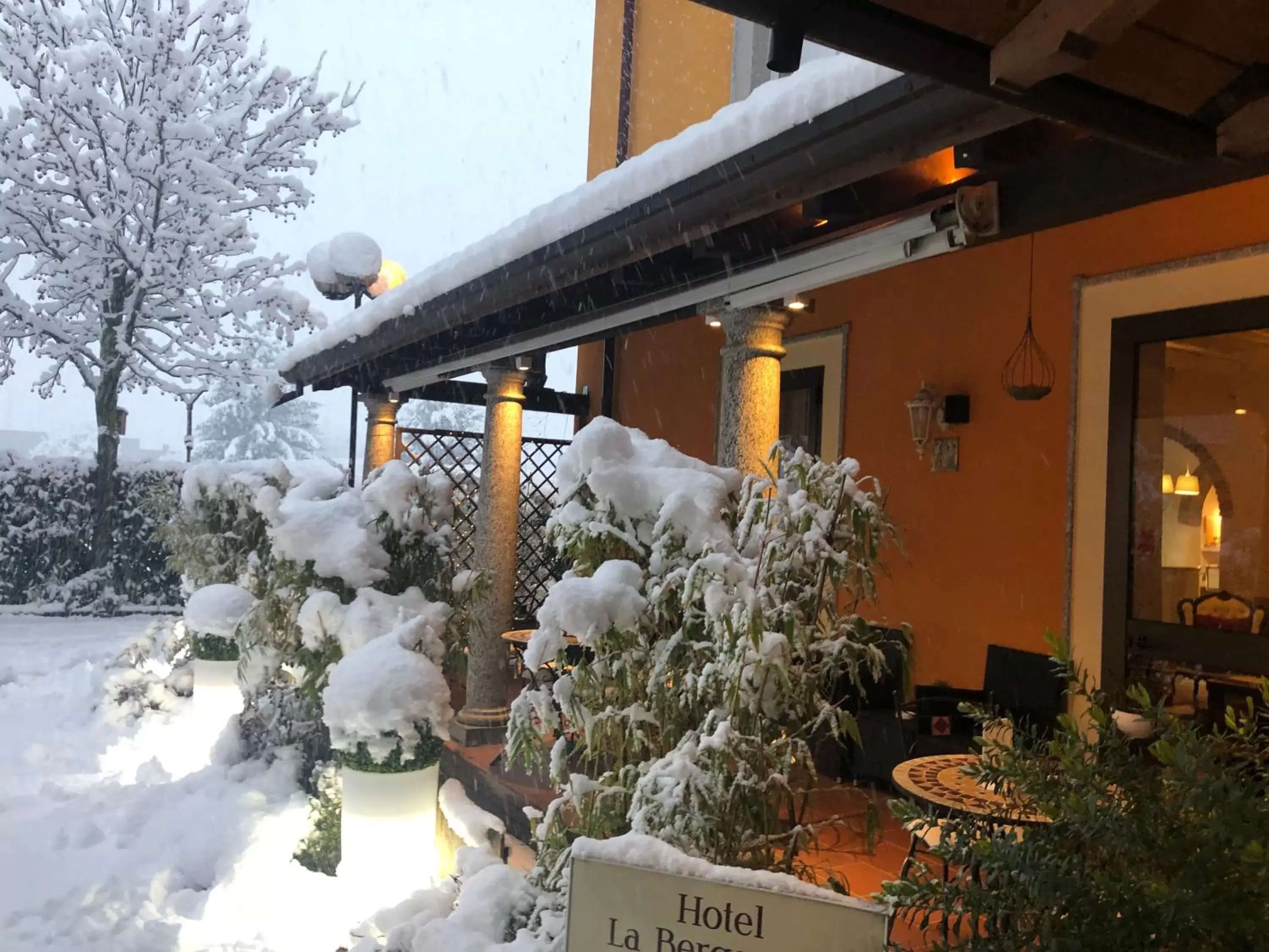 Winter in La Bergamina Hotel & Restaurant