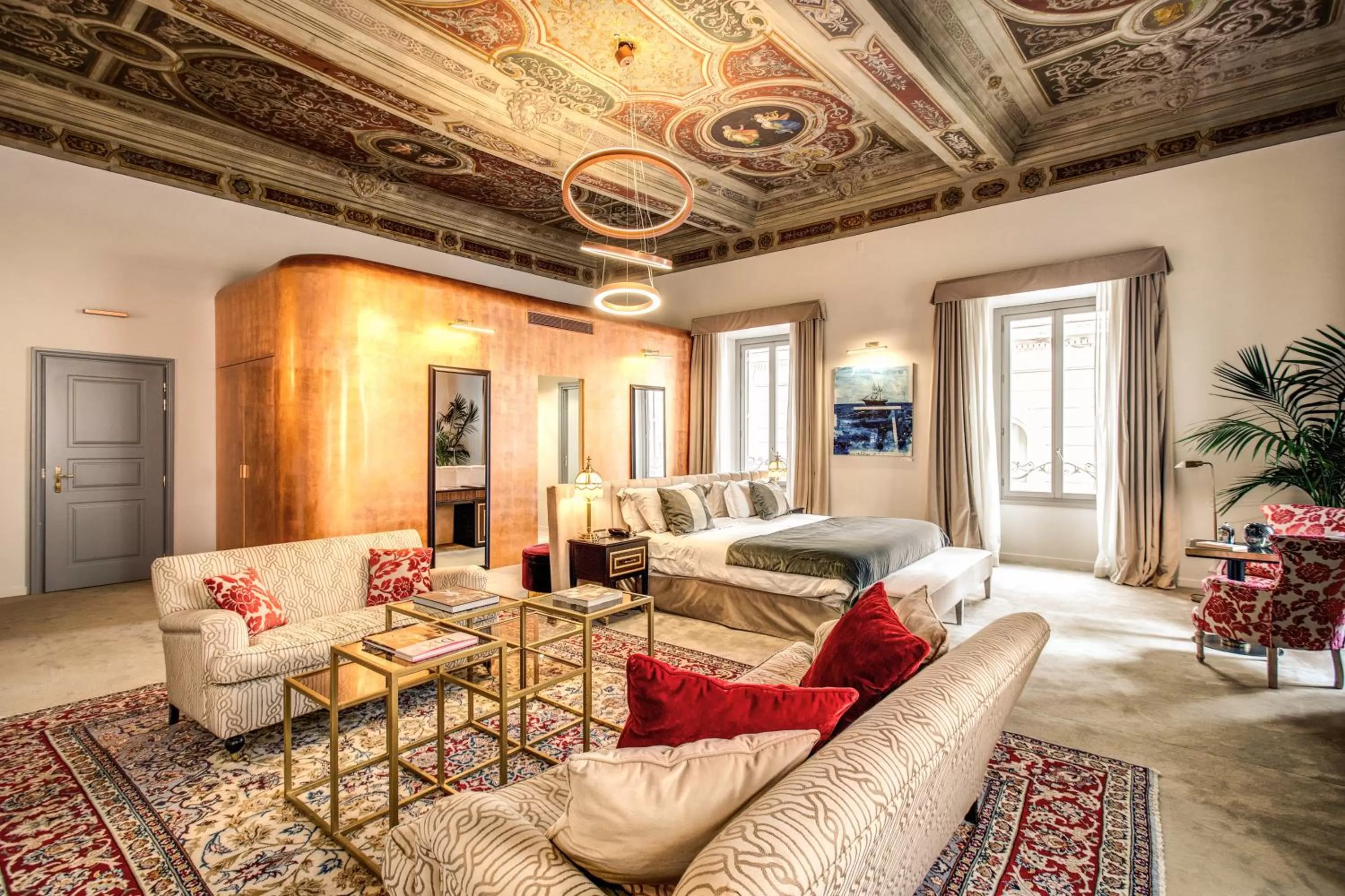 Bed in Martius Private Suites Hotel