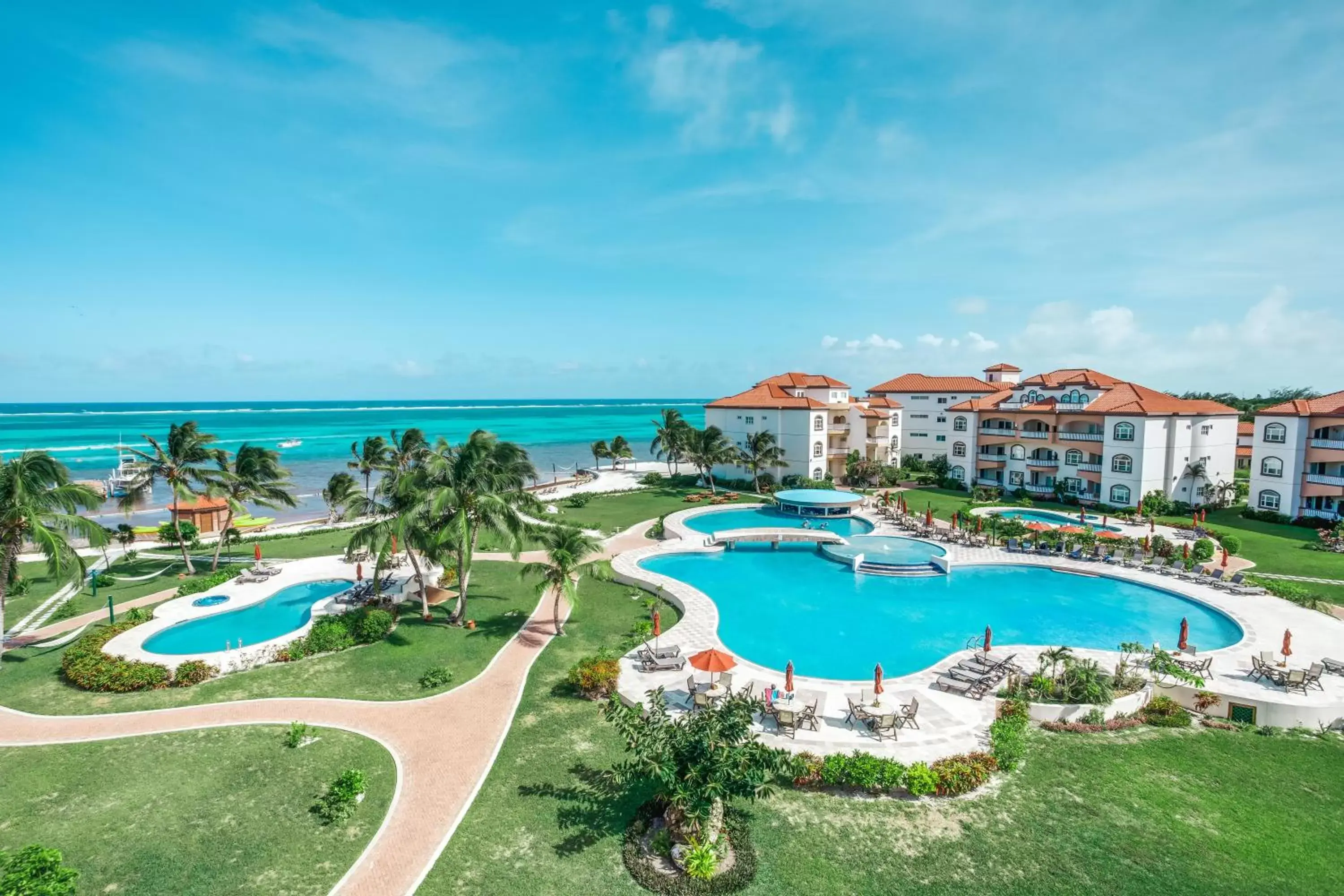 Sea view, Pool View in Grand Caribe Belize