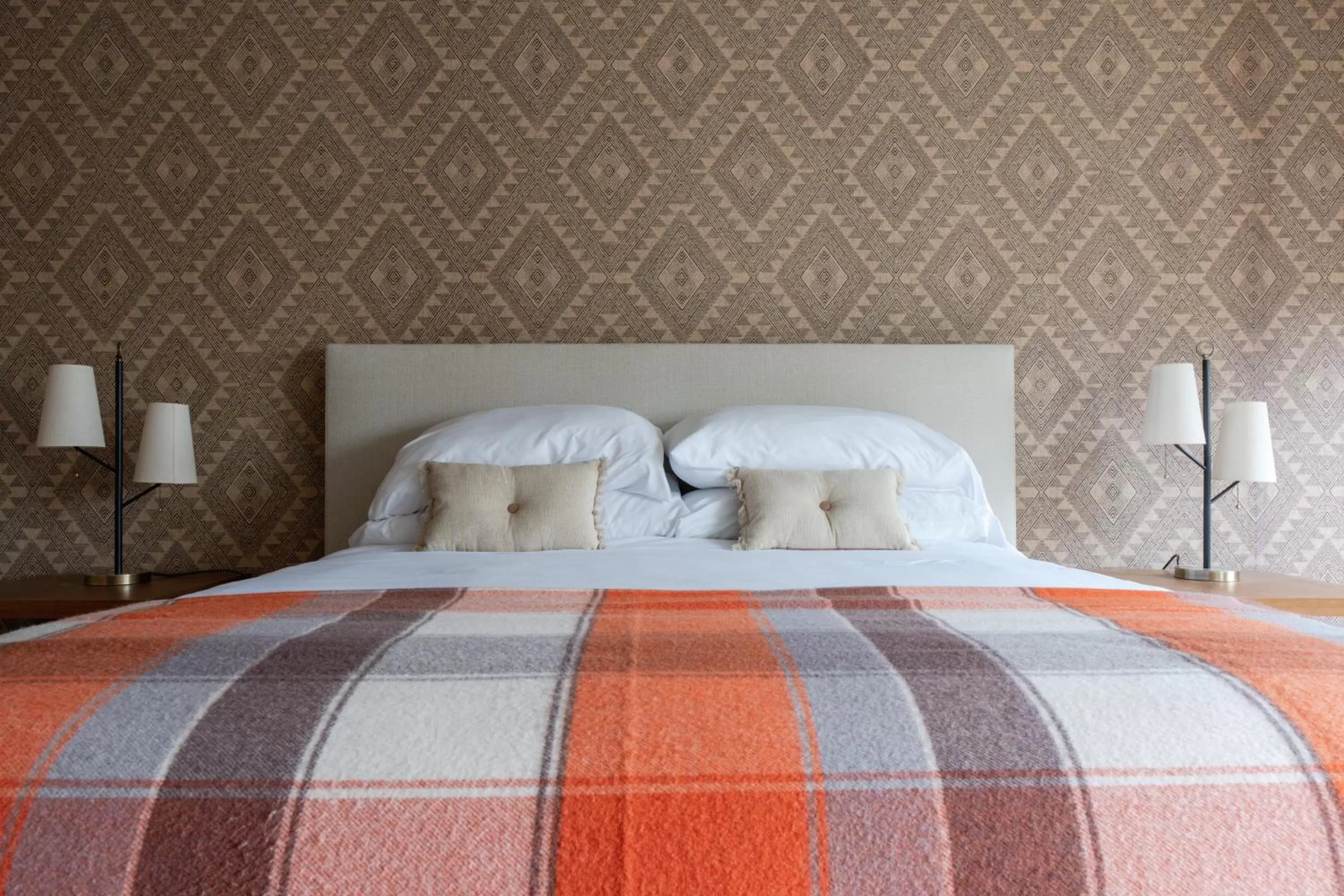 Bed in Hunter Lodge, a Bluebird by Lark