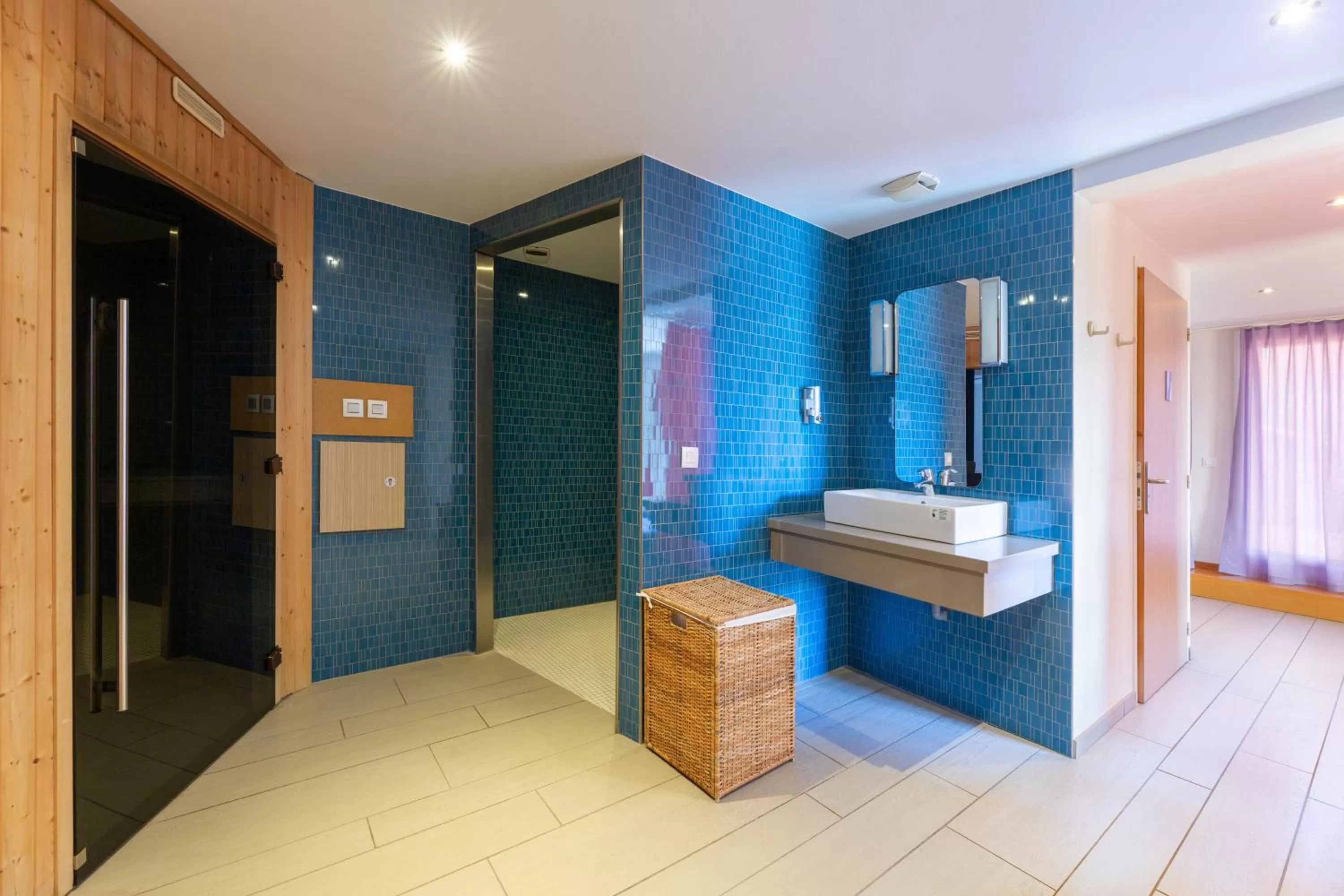 Sauna in Résidence Pierre & Vacances Premium Haguna