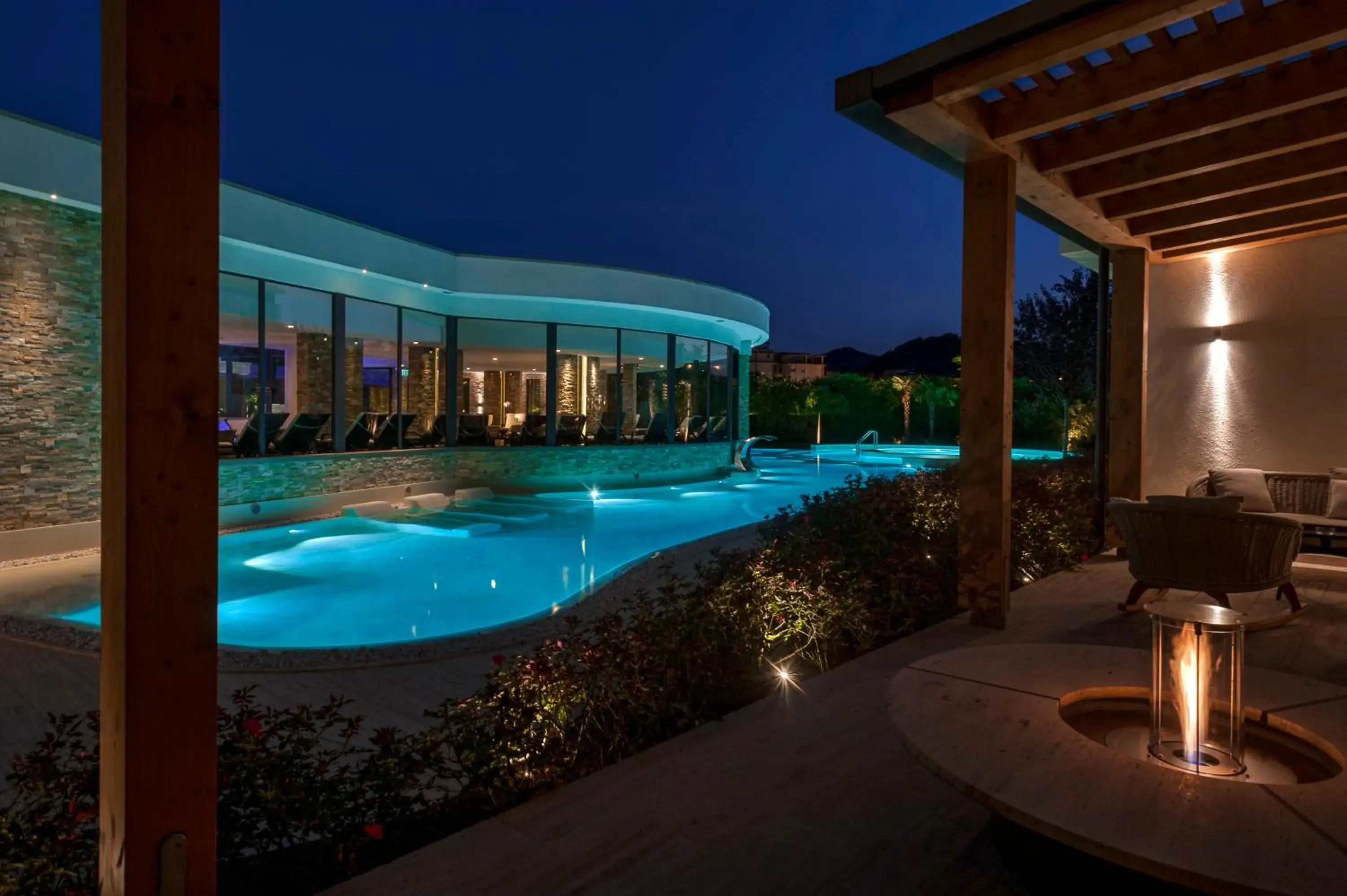 Patio, Swimming Pool in Esplanade Tergesteo - Luxury Retreat