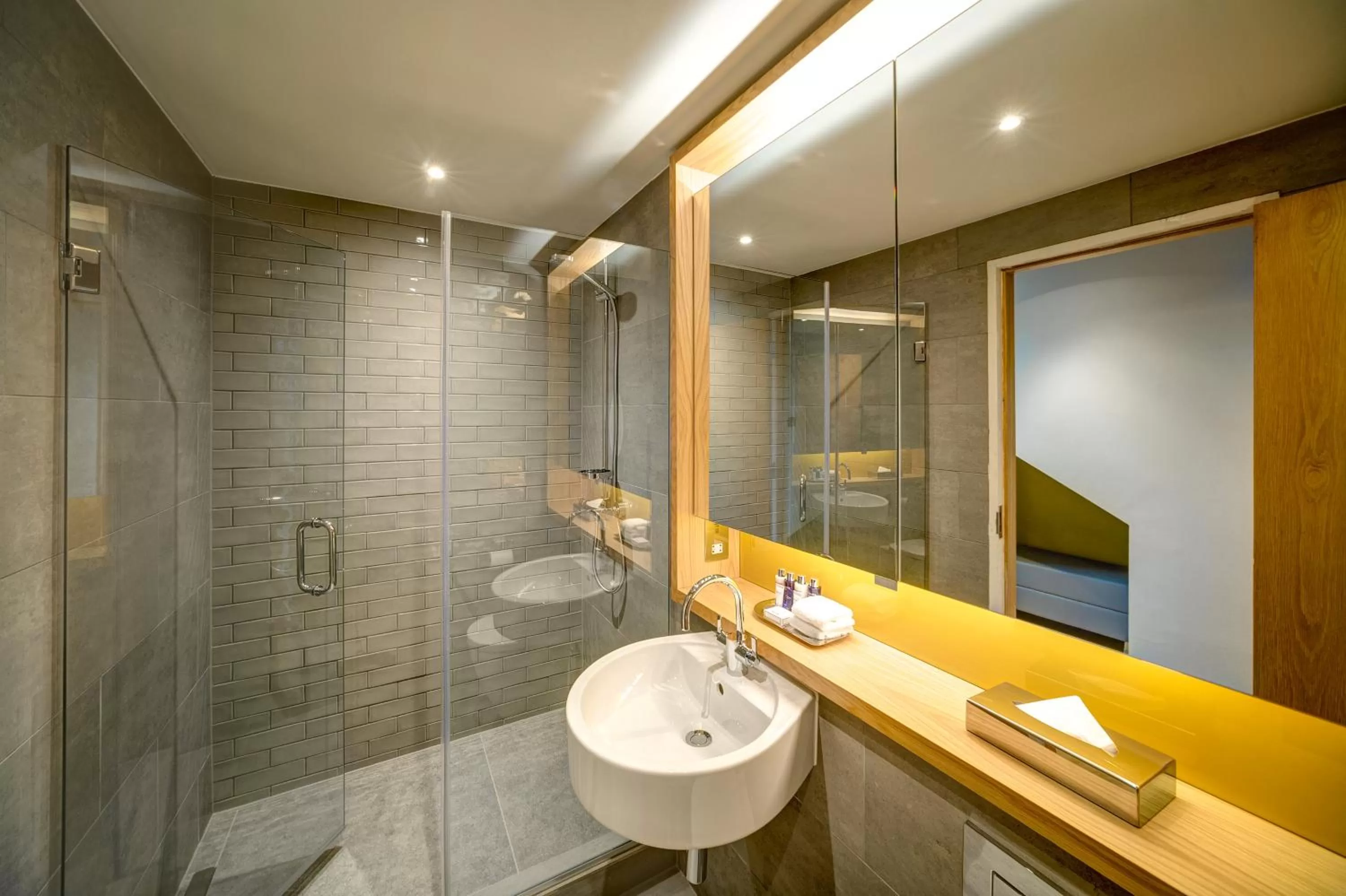 Shower in Apex City of Glasgow Hotel