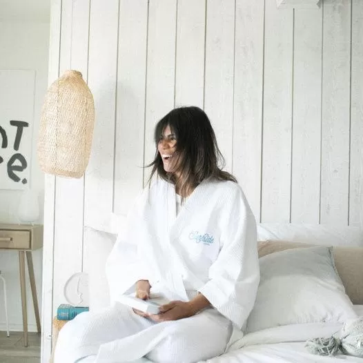 Bed in The Surfside Hotel