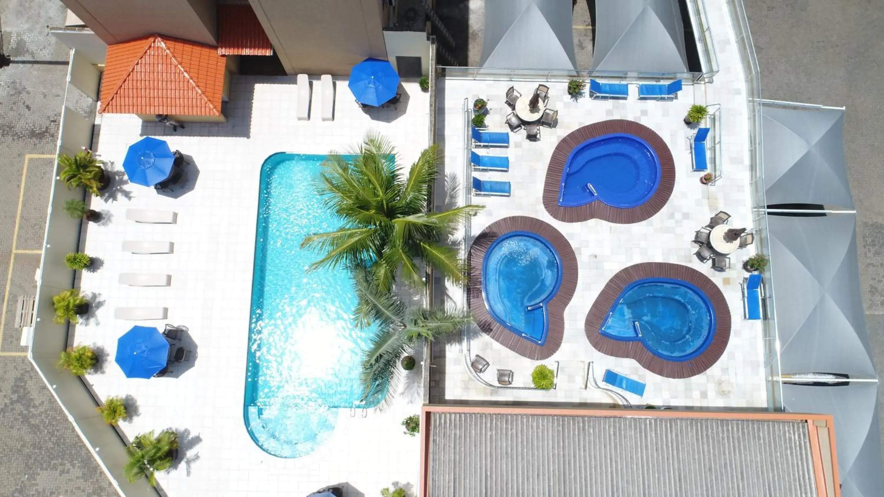 Bird's eye view, Pool View in Águas do Iguacu Hotel Centro