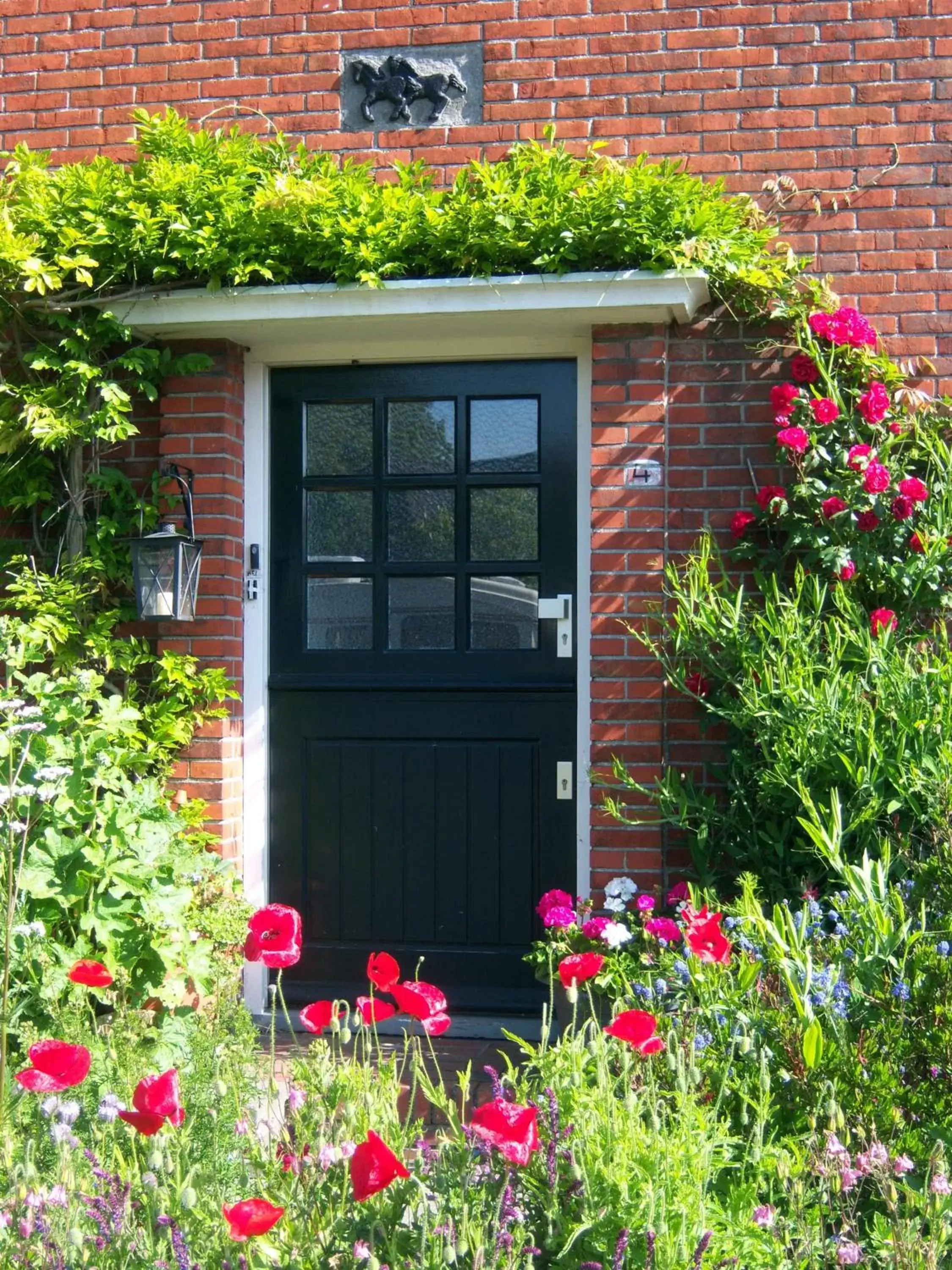 Facade/entrance in de Twee Paardjes