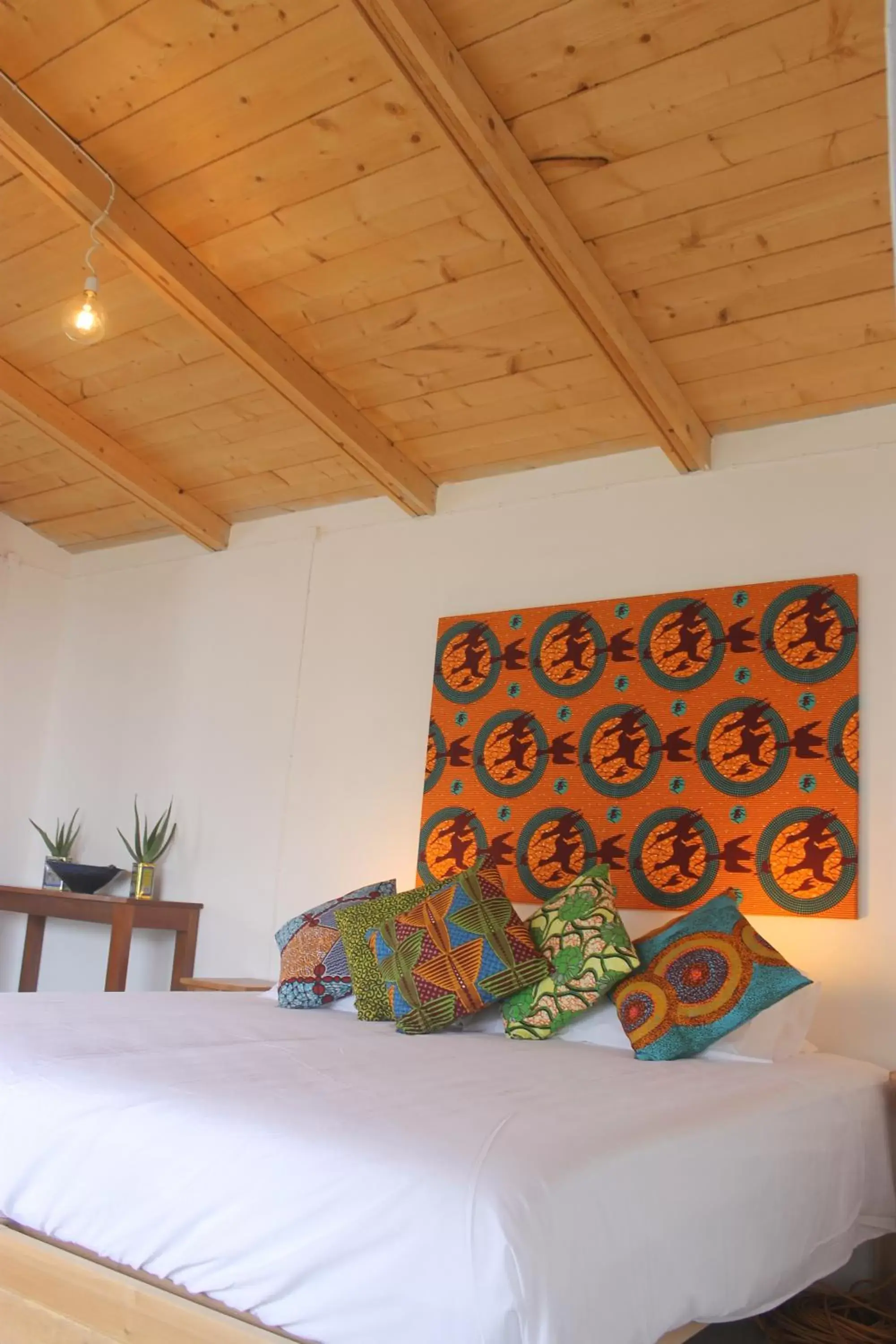 Bed in La Fora Ecolodge Bed in La Fora Ecolodge