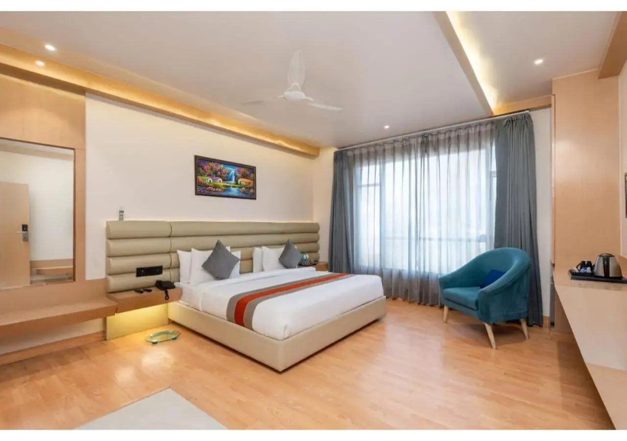 Bedroom, Bed in Hotel Arihant By DLS Hotels Bedroom, Bed in Hotel Arihant By DLS Hotels