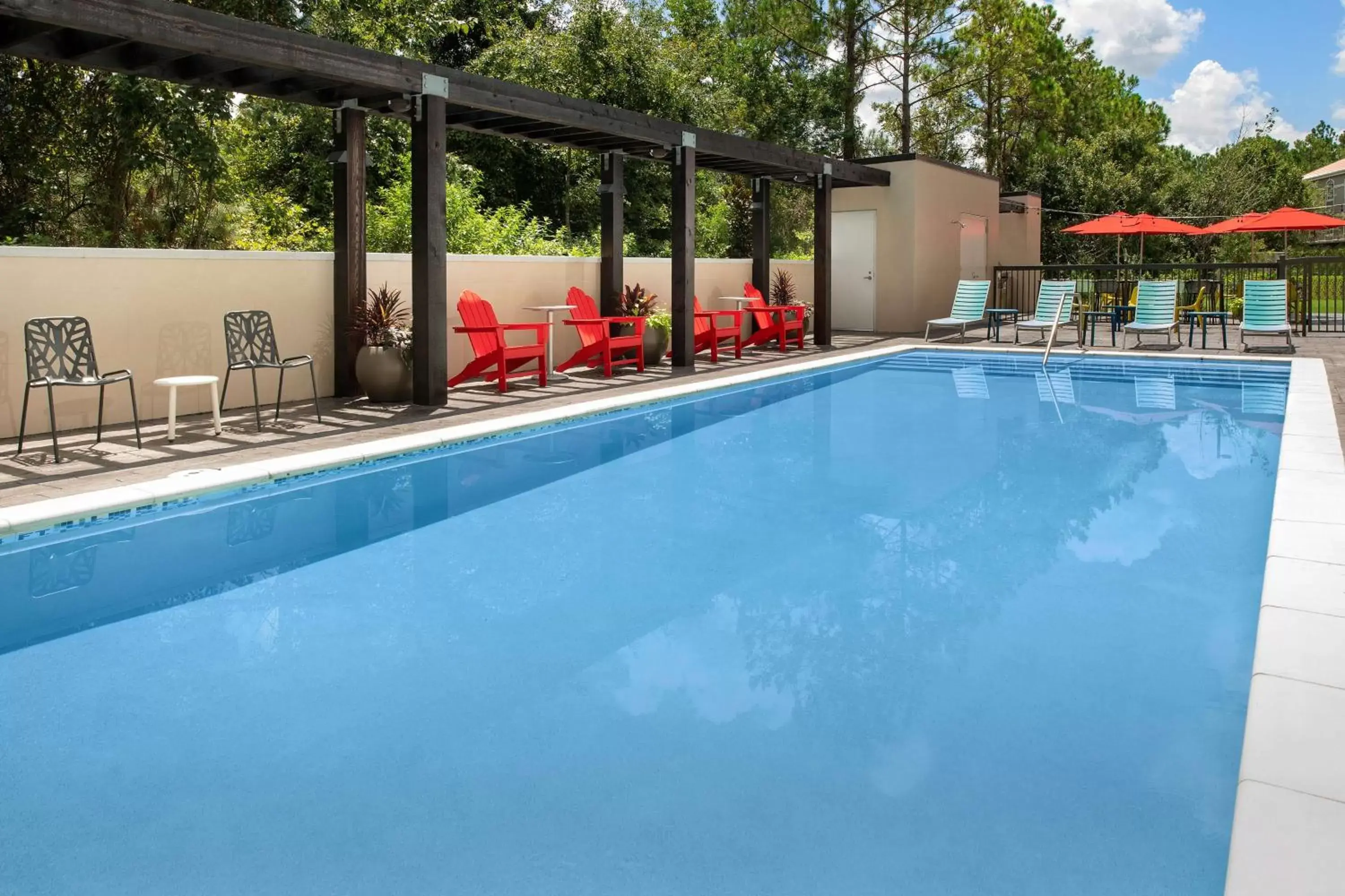 Pool view, Swimming Pool in Home2 Suites By Hilton St. Augustine I-95