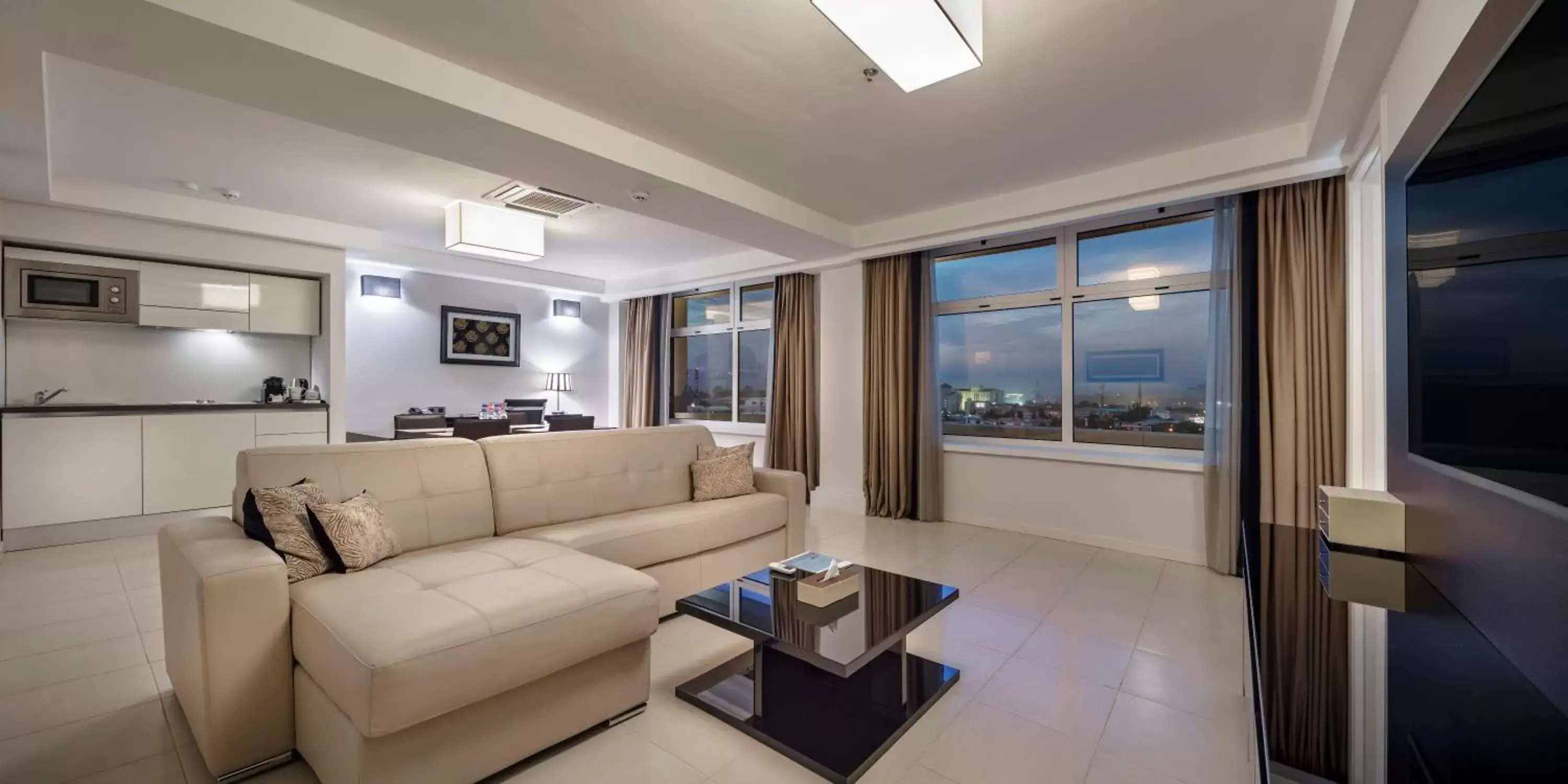 Living room, Seating Area in Fraser Suites Abuja