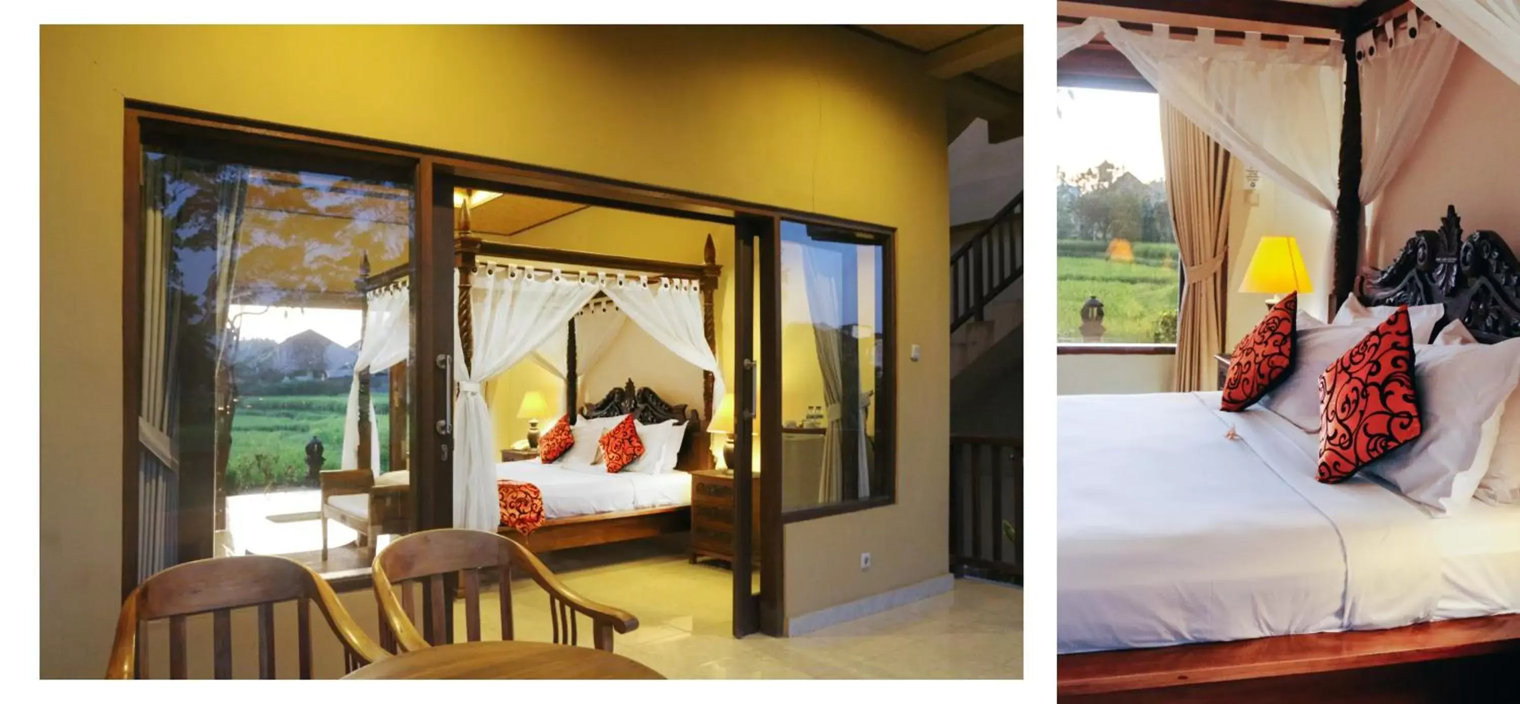 Bed in Sri Aksata Ubud Resort by Adyatma Hospitality