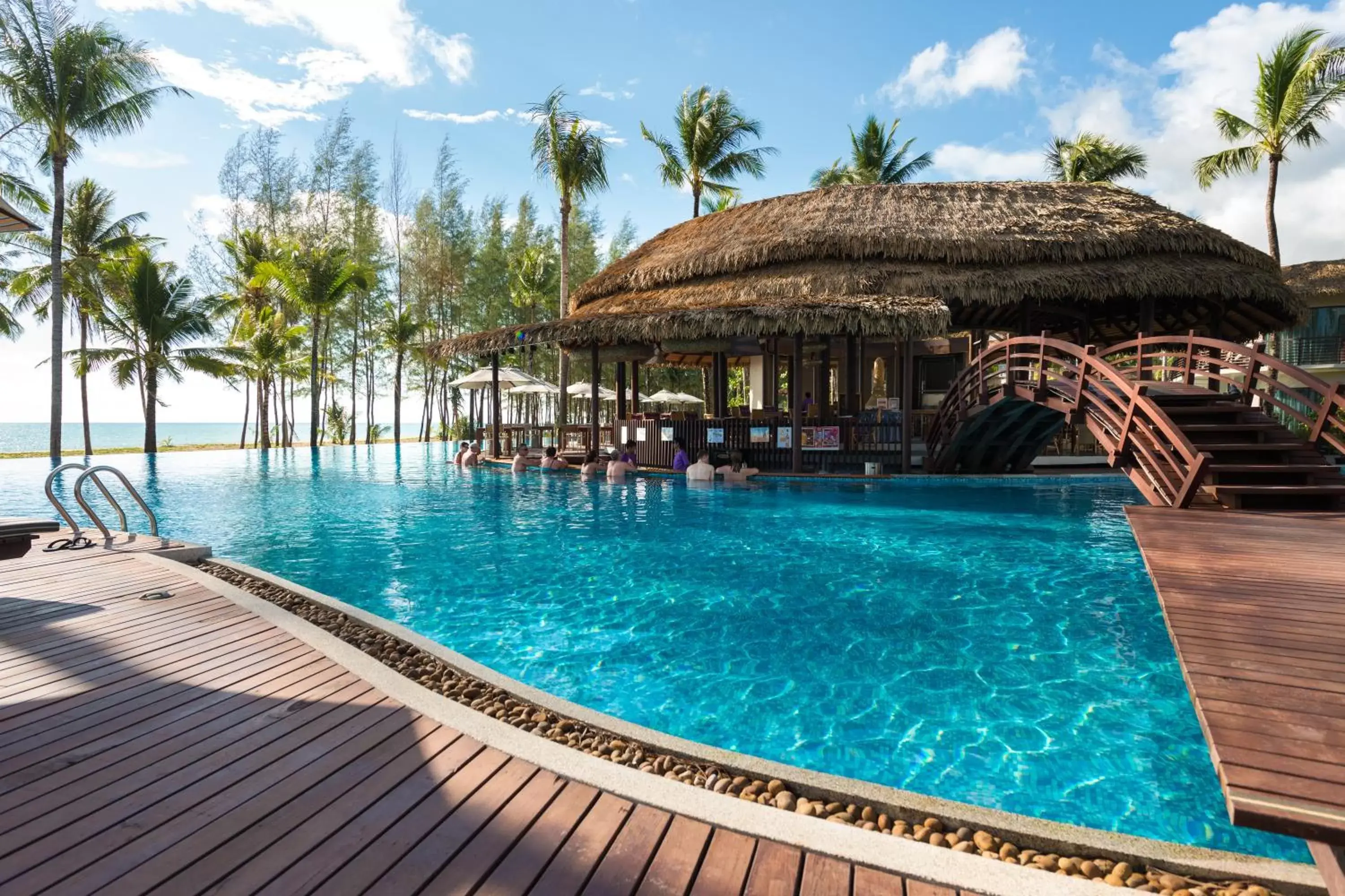 Lounge or bar, Swimming Pool in The Haven Khao Lak - SHA Extra Plus