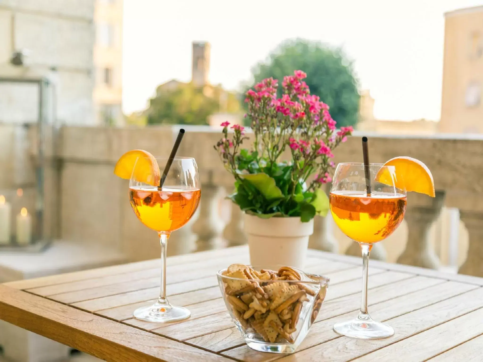 Balcony/Terrace, Food in Relais degli Angeli Residenza d'Epoca