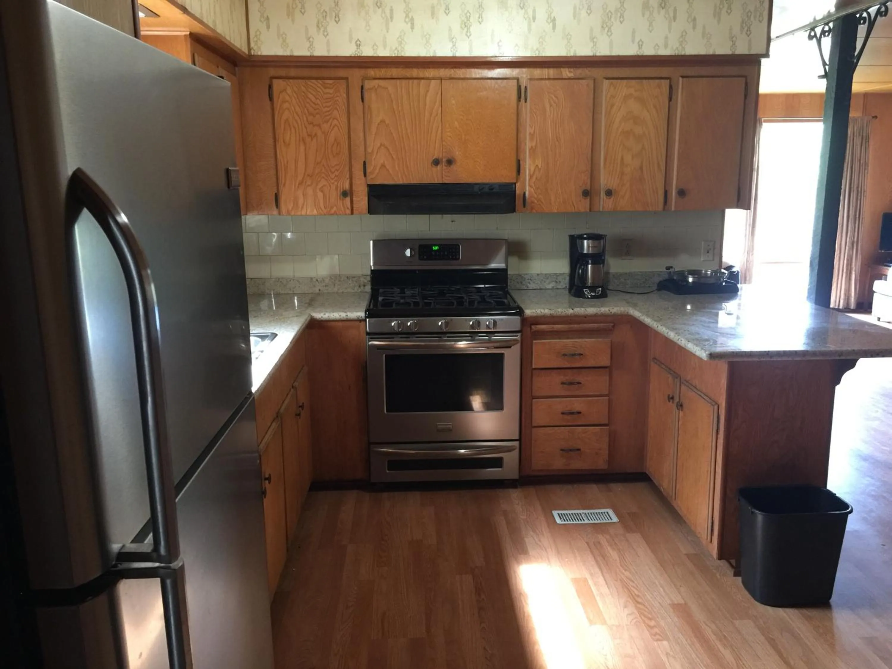 Kitchen or kitchenette in Mountain Trail Lodge and Vacation Rentals