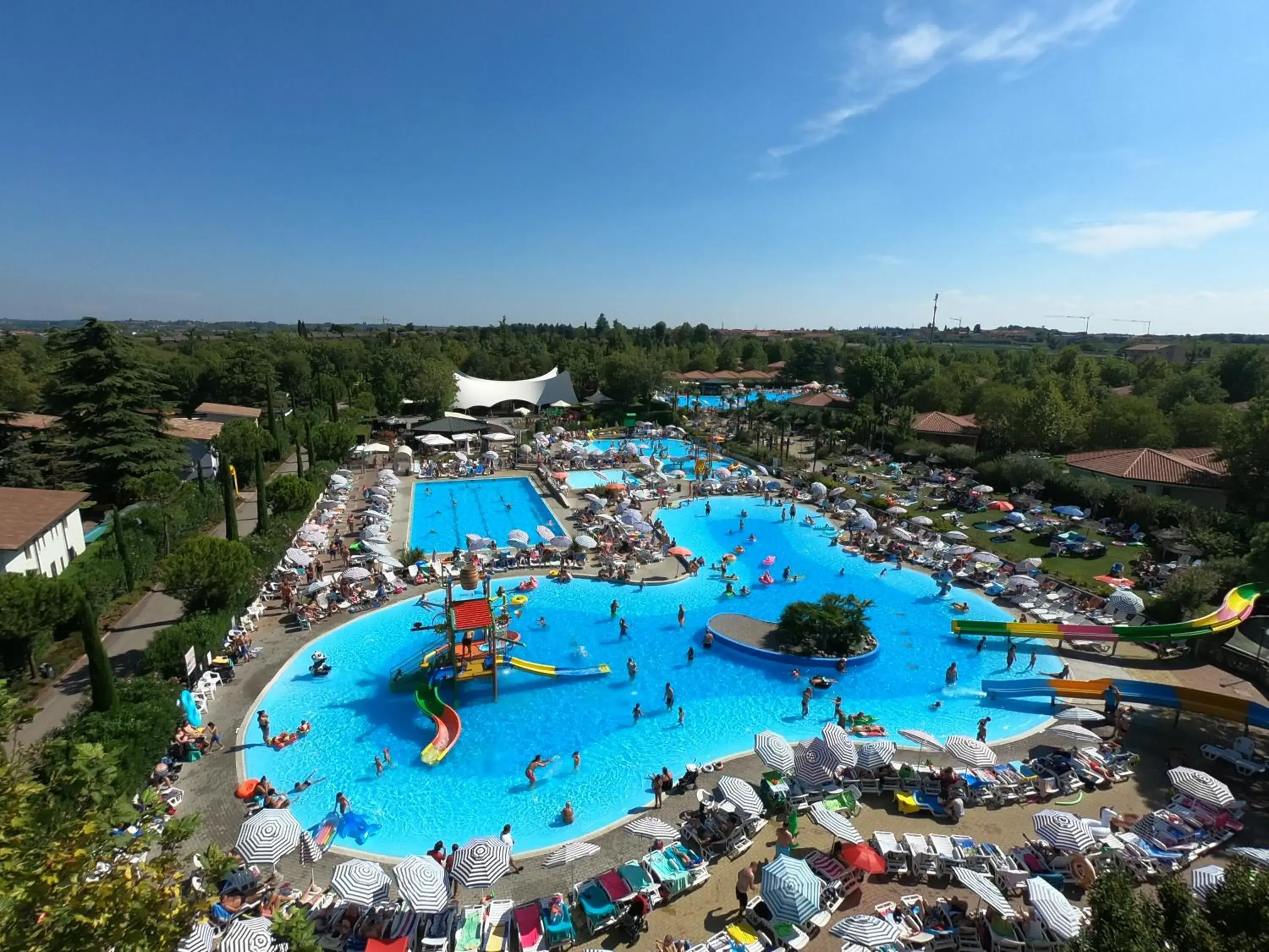 Bird's eye view, Pool View in Hotel Bella Italia