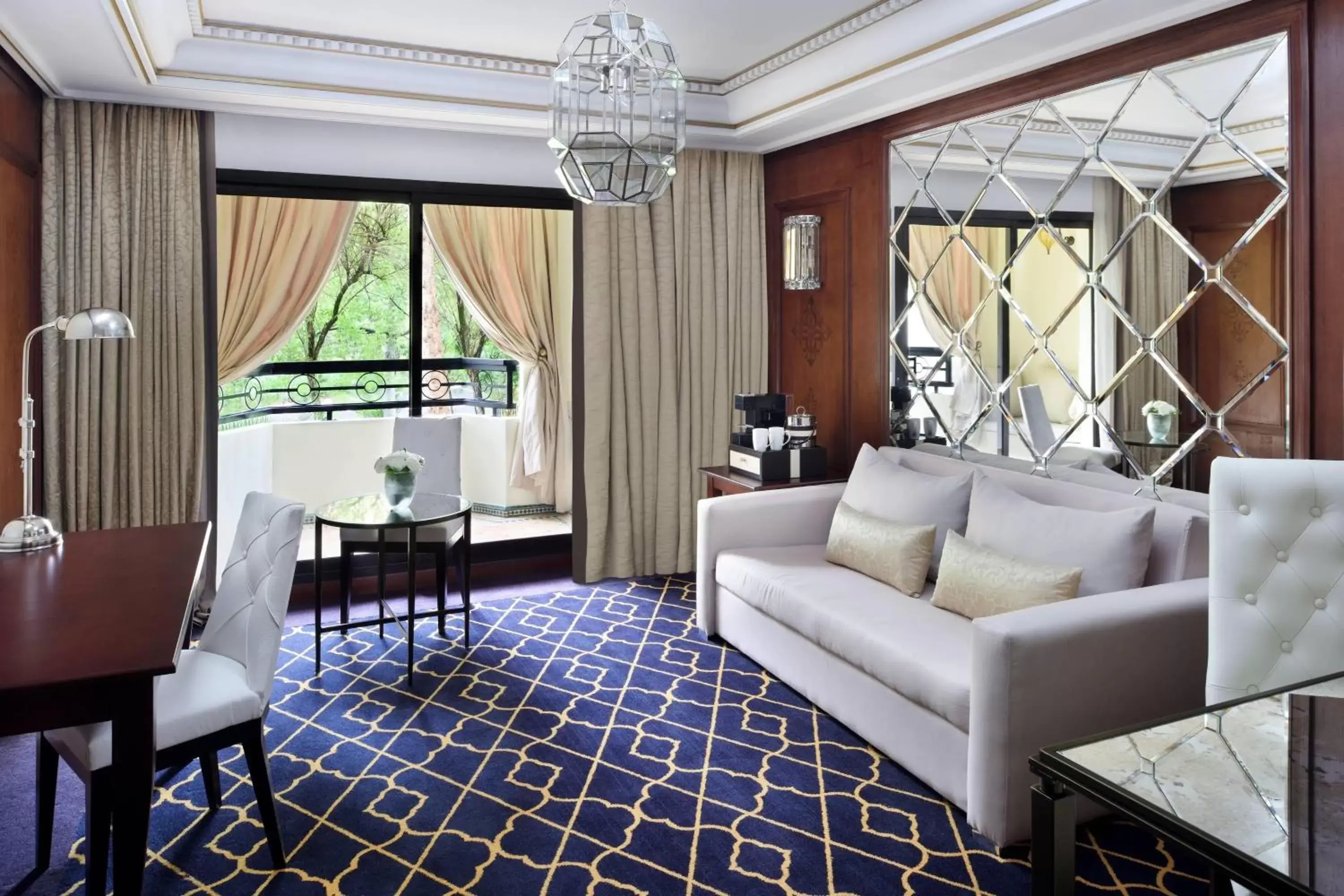 Living room, Seating Area in Fes Marriott Hotel Jnan Palace