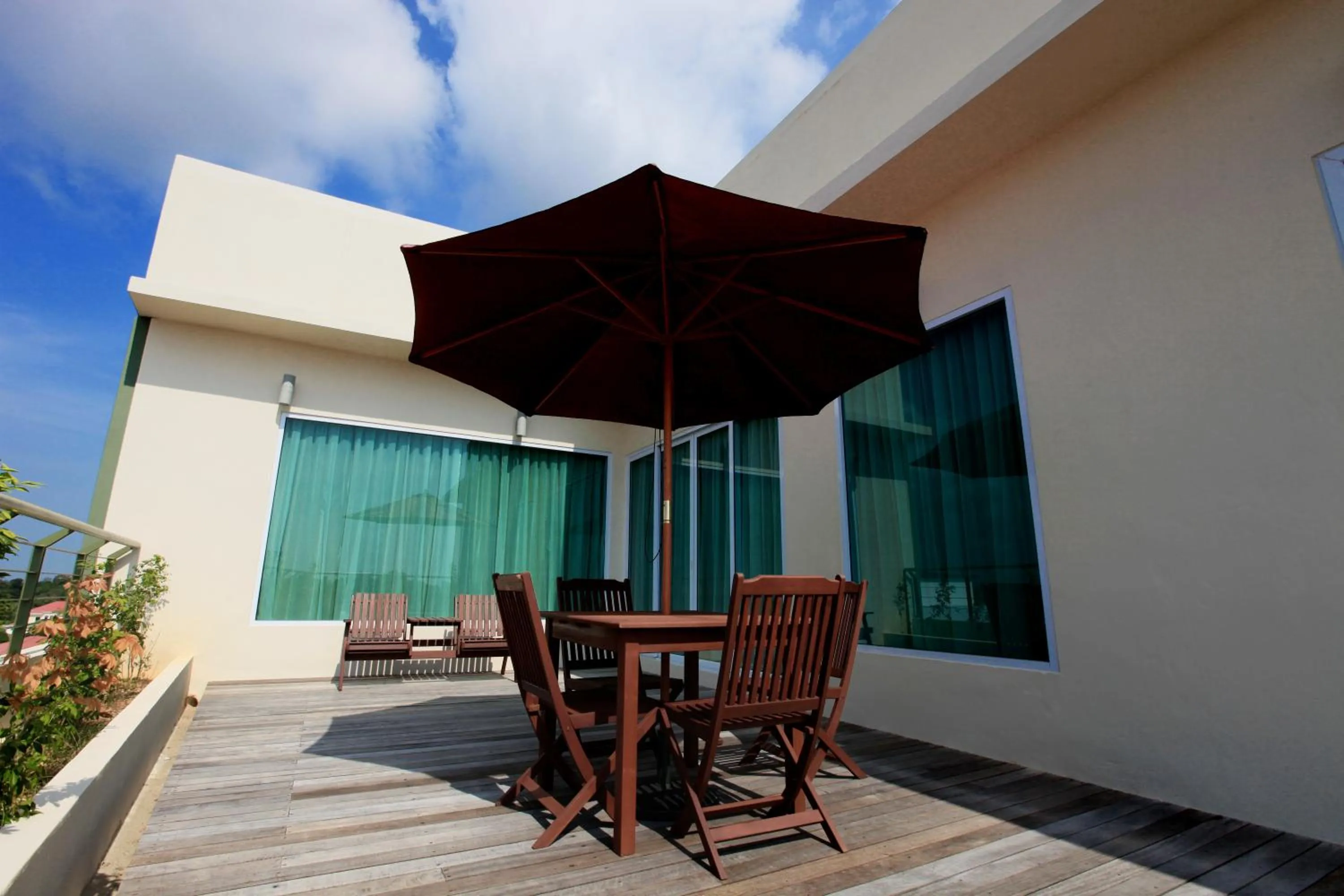 Patio in Merdeka Suites Hotel