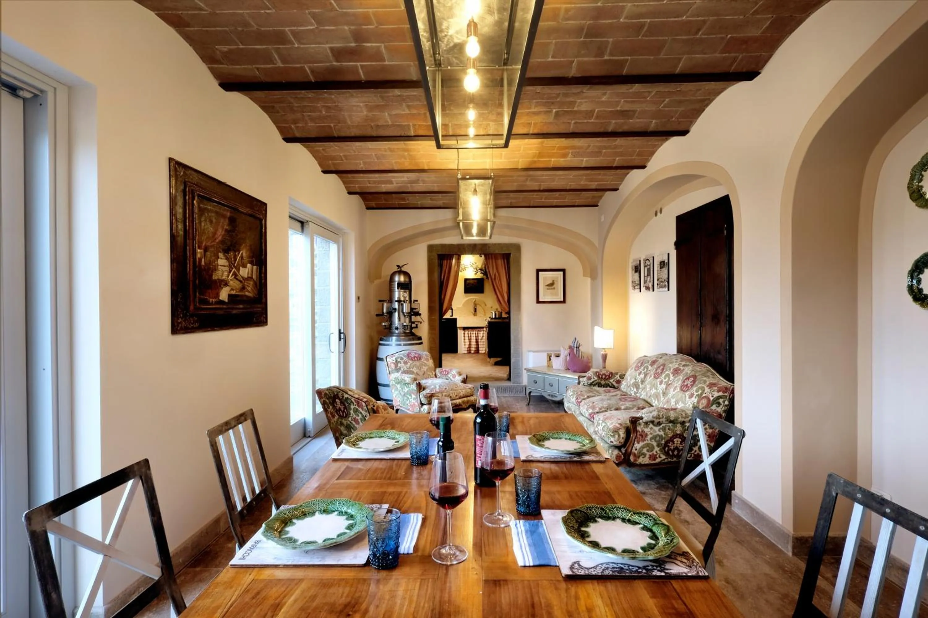 Communal lounge/ TV room in Il Falconiere Relais & Spa