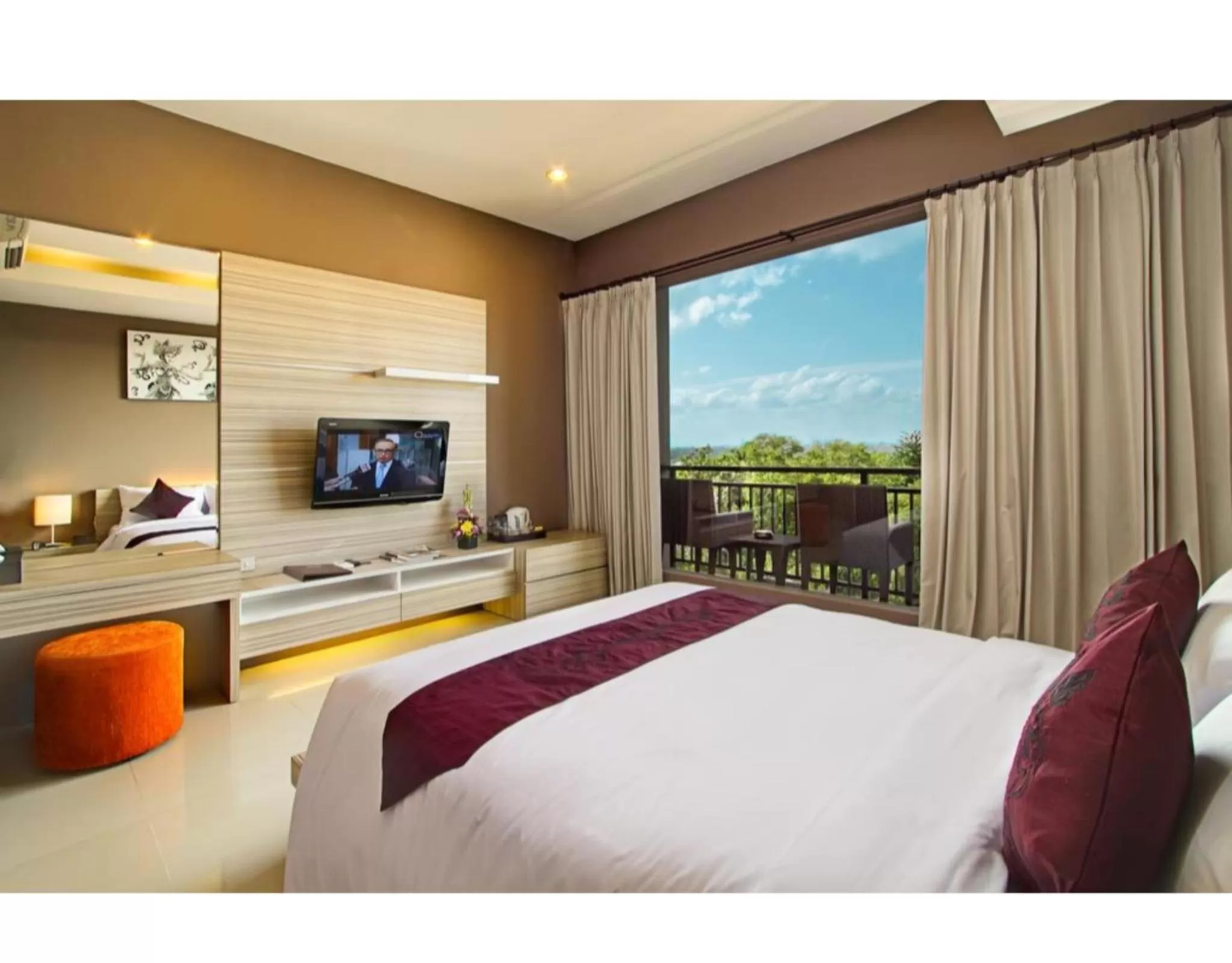 Bed in ABISHA Resort Jimbaran