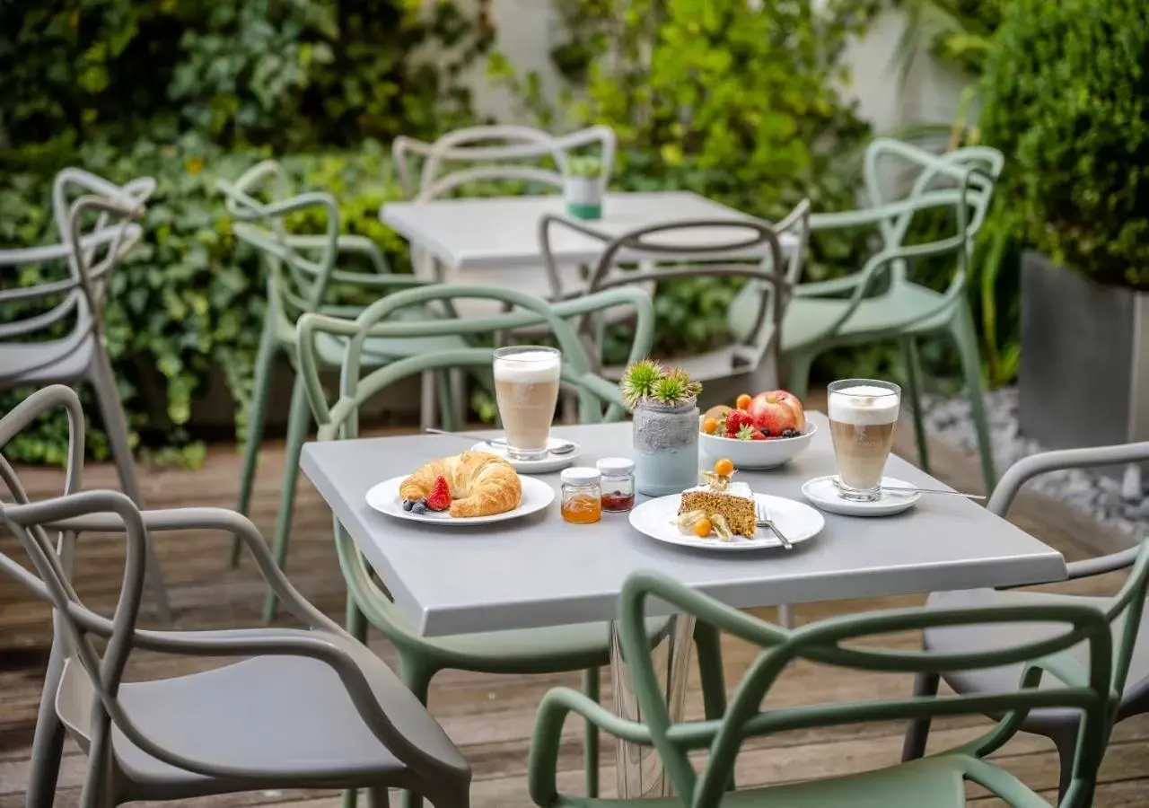 Patio in Boutique Hotel Hauser