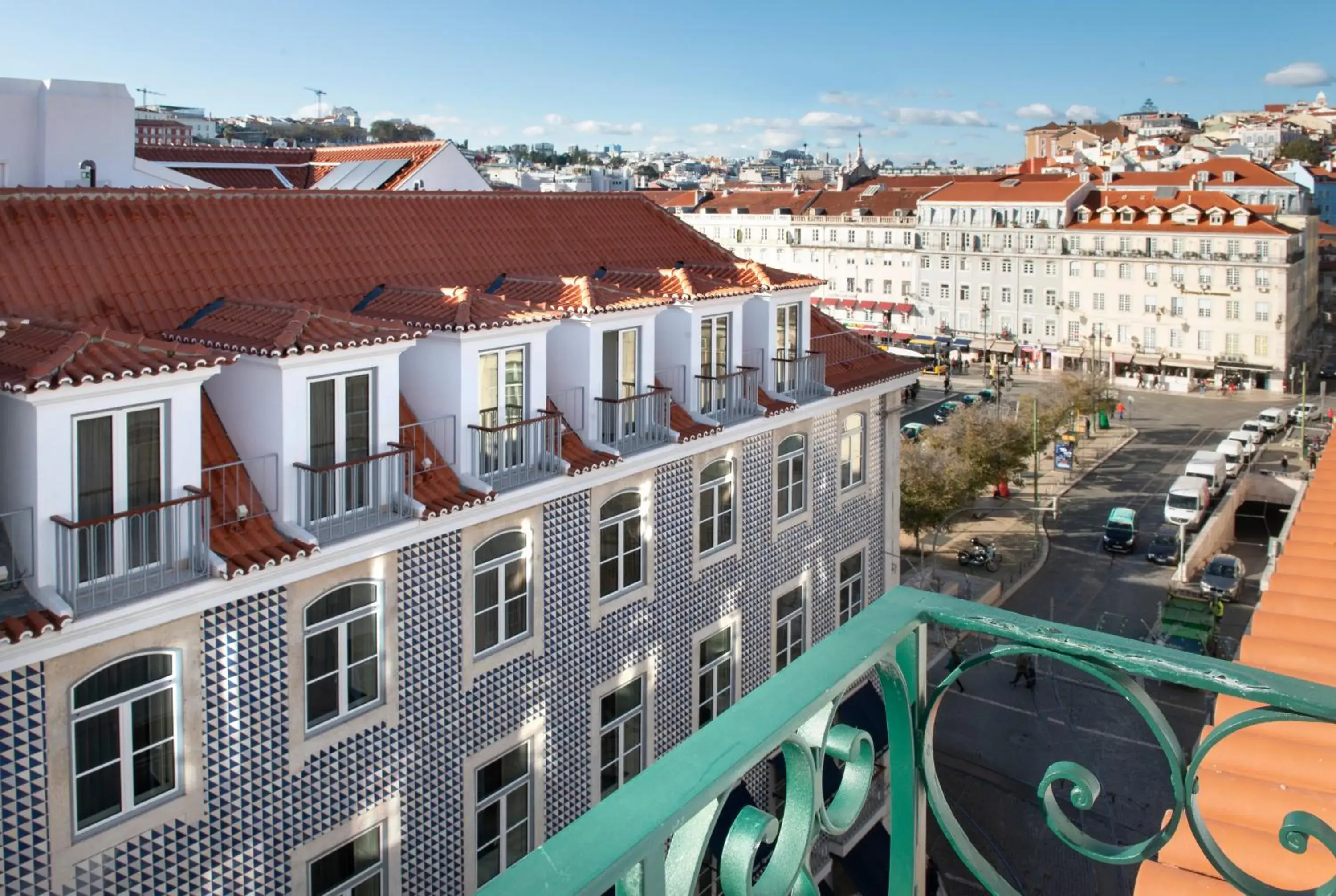 Balcony/Terrace in The Central House Lisbon Baixa
