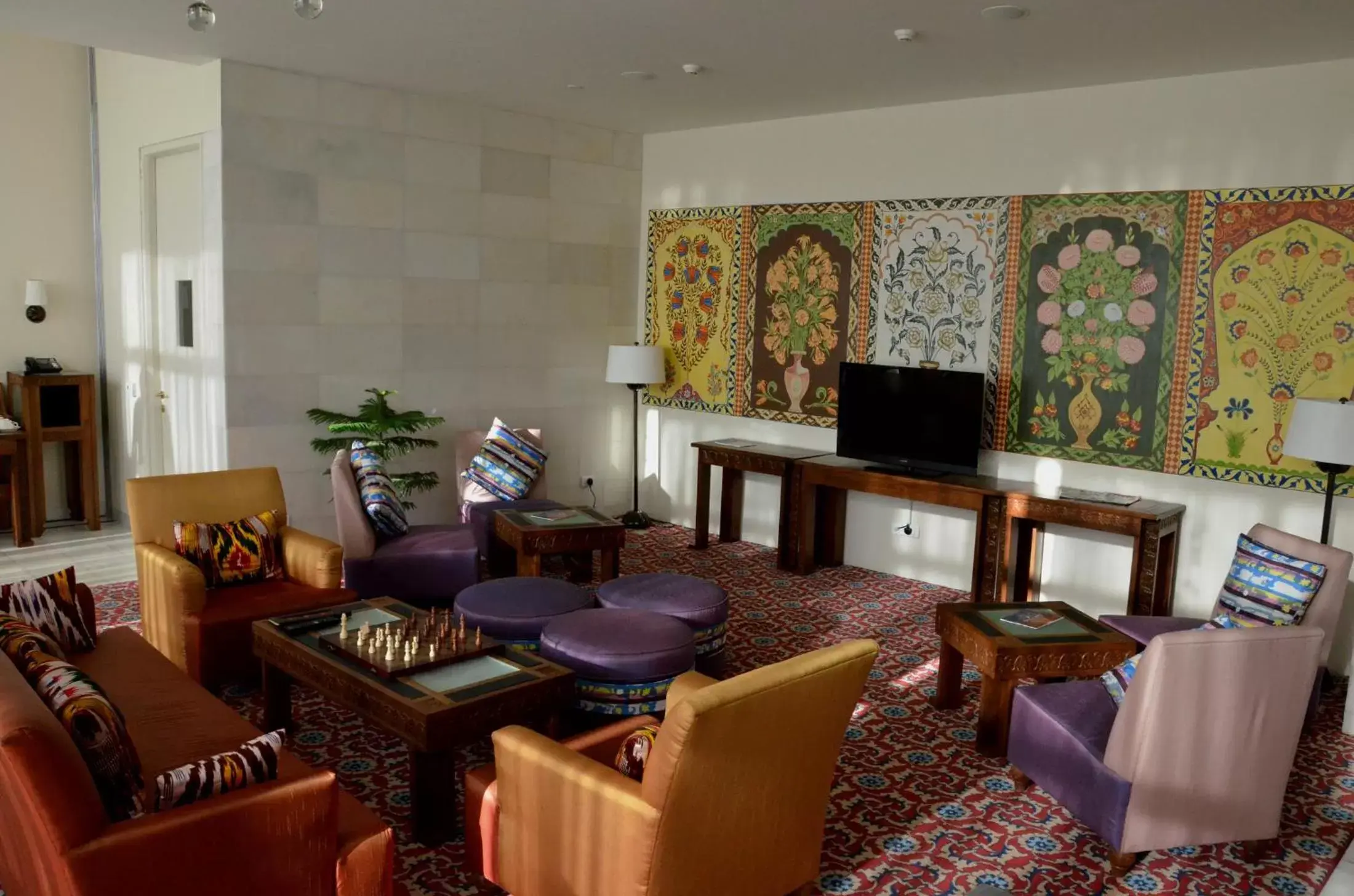 Lounge or bar in Dushanbe Serena Hotel Lounge or bar in Dushanbe Serena Hotel