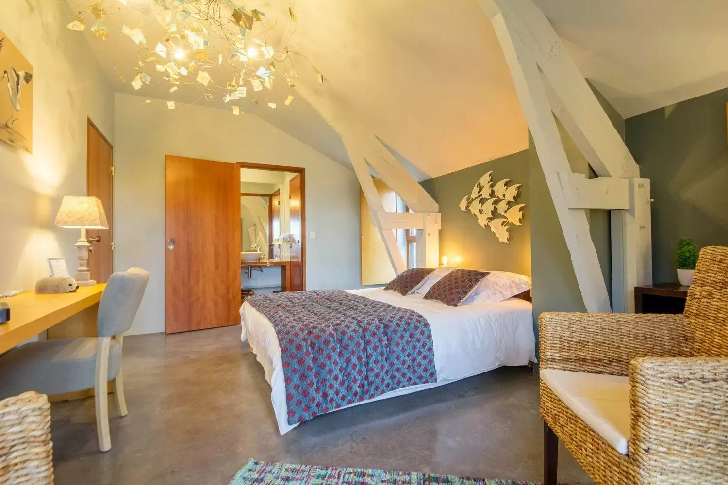 Bedroom, Bed in Le Clos du Gusquel