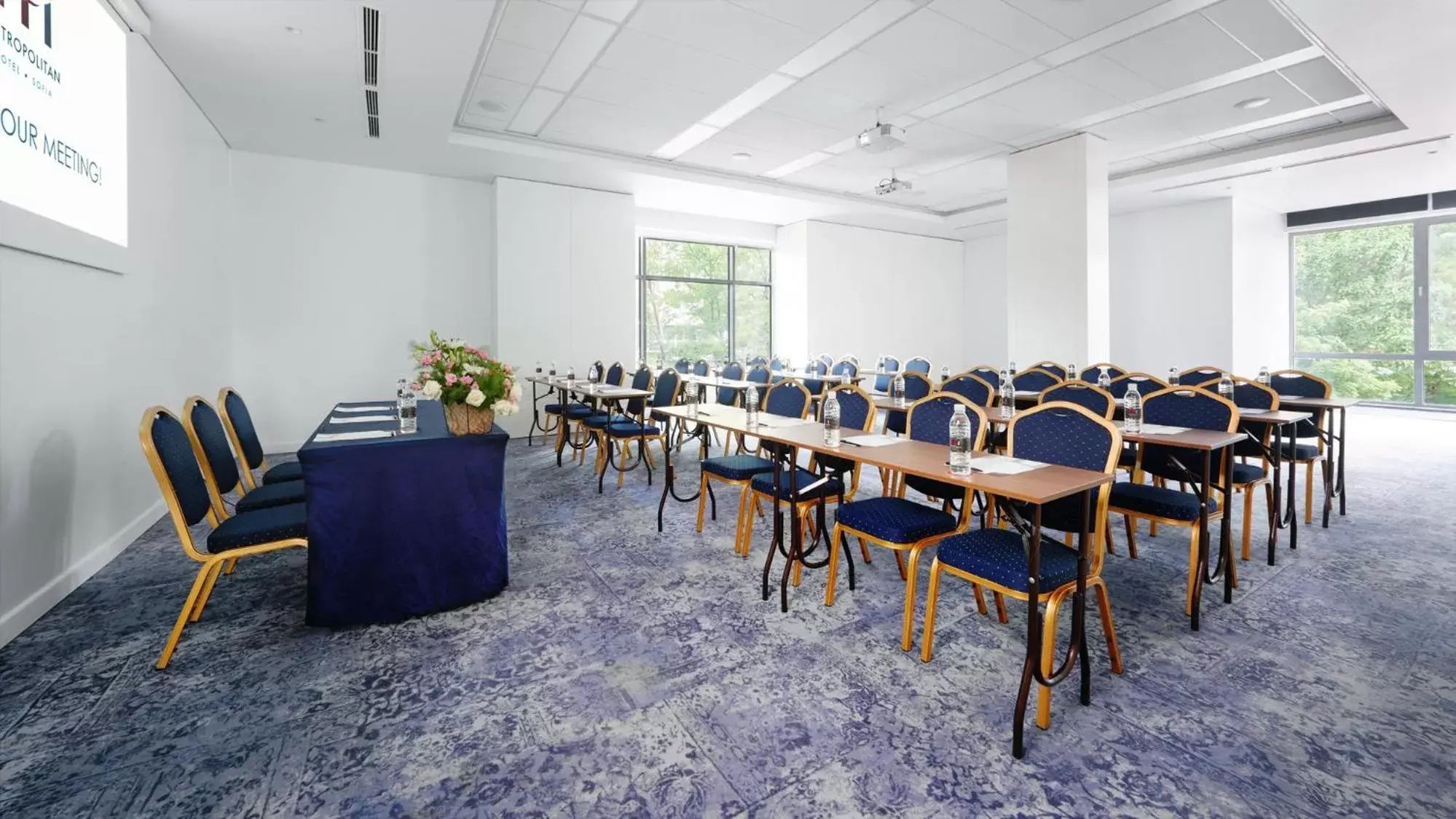 Meeting/conference room in Metropolitan Hotel Sofia, a member of Radisson Individuals
